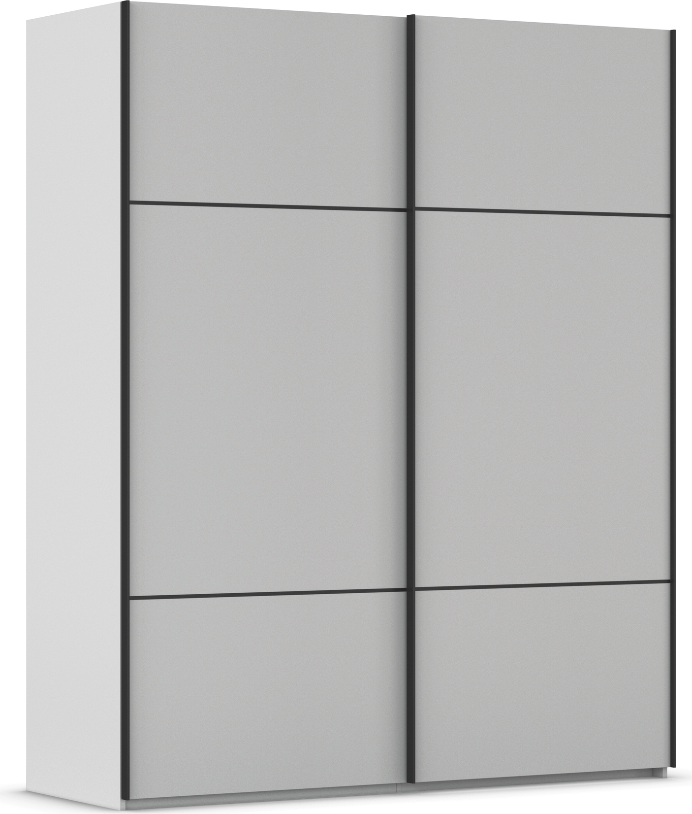 rauch »Kleiderschrank Schrank Garderobe Schlafzimmerschrank SCALE-TRIO« edle dreigeteilte Front, 2 Zierleisten in Griff-Farbe MADE IN GERMANY