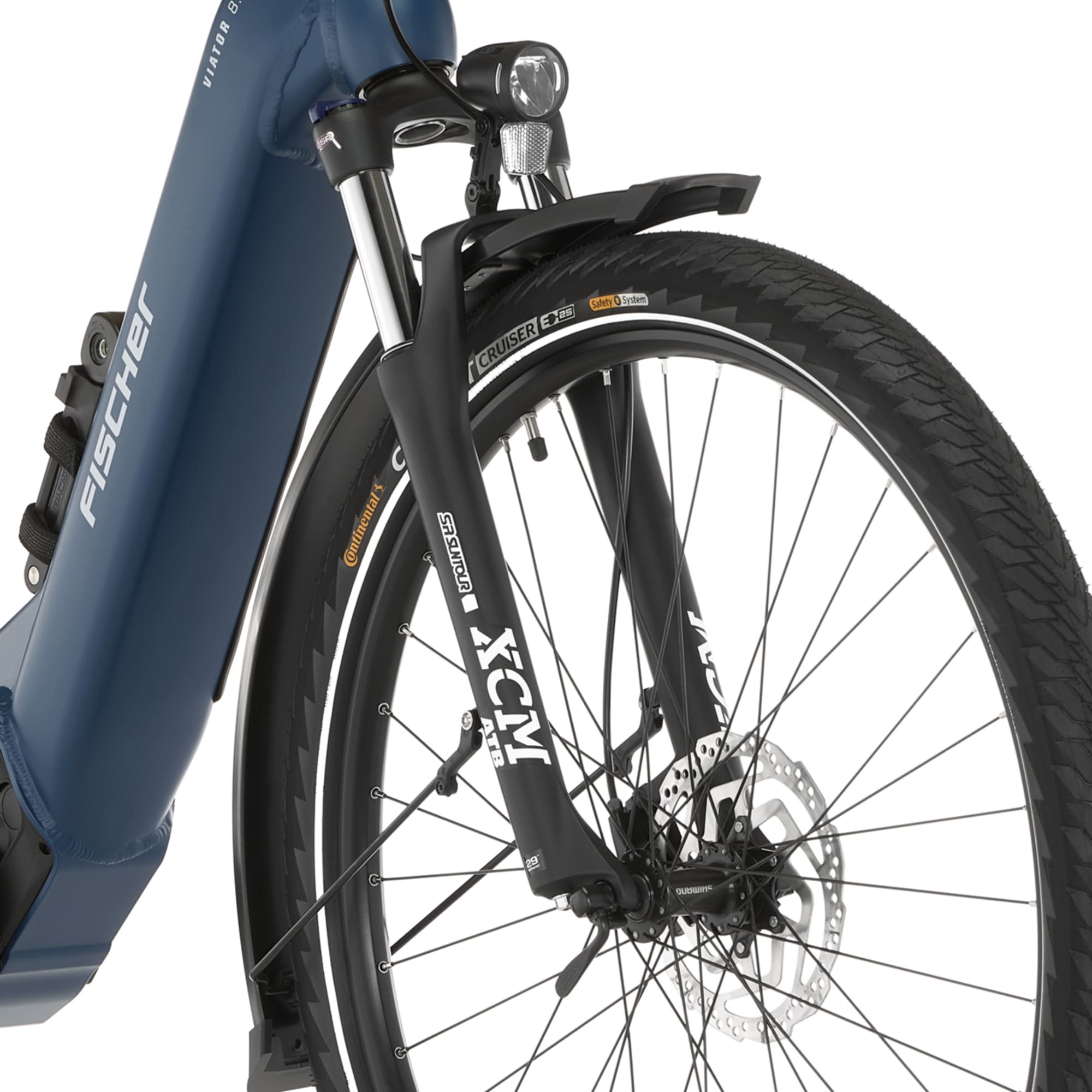 FISCHER Fahrrad E-Bike »VIATOR 8.0i Damen 43«, 12 Gang, SRAM, Eagle SX, Mittelmotor 250 W, (mit Faltschloss), Pedelec, Elektrofahrrad für Damen u. Herren