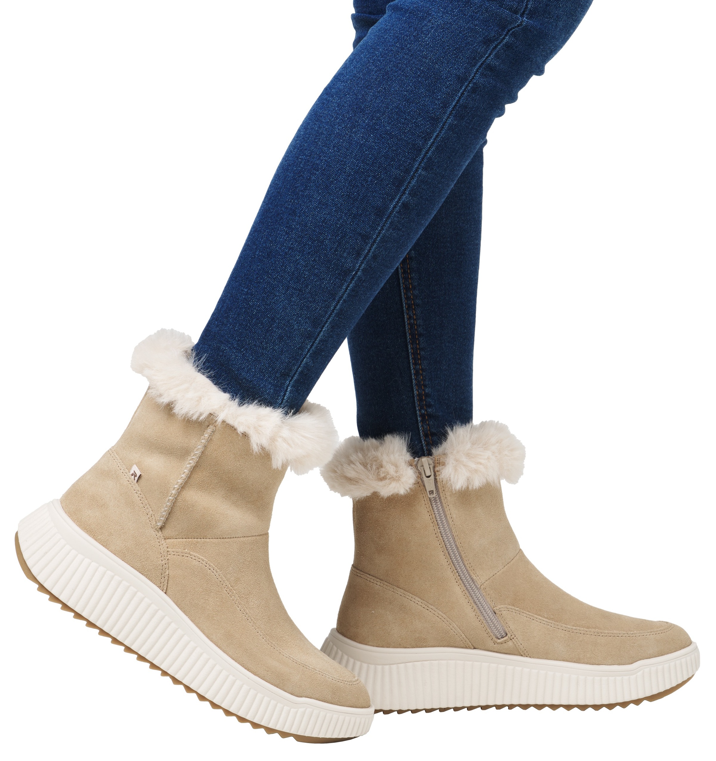 Rieker EVOLUTION Schlupfboots, Snowboots, Winterstiefel mit Innenreißverschluss