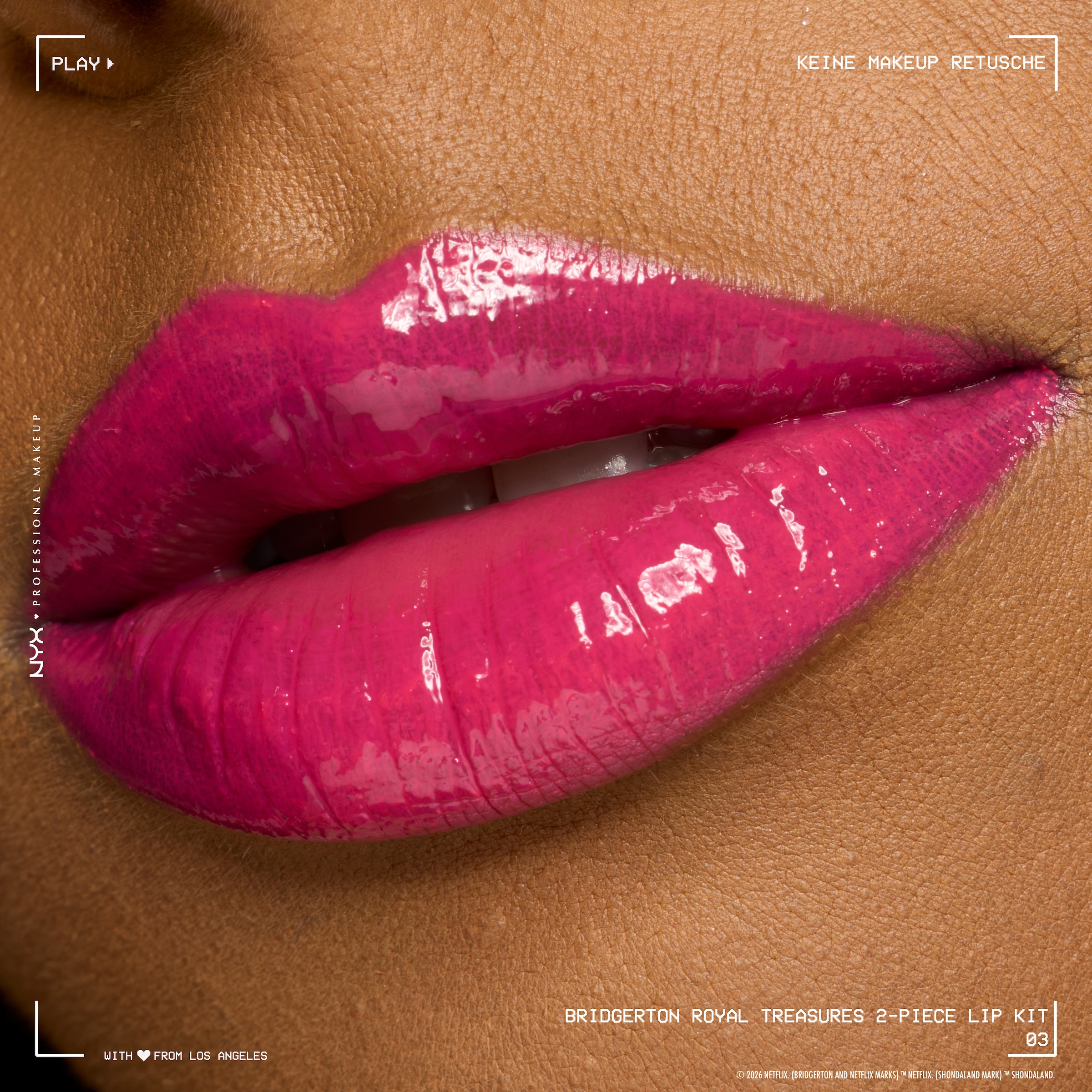 NYX PROFESSIONAL MAKEUP Schmink-Set »BRIDGERTON ROYAL TREASURES LIP KIT« Royal Butter Gloss und Royal Lip Liner