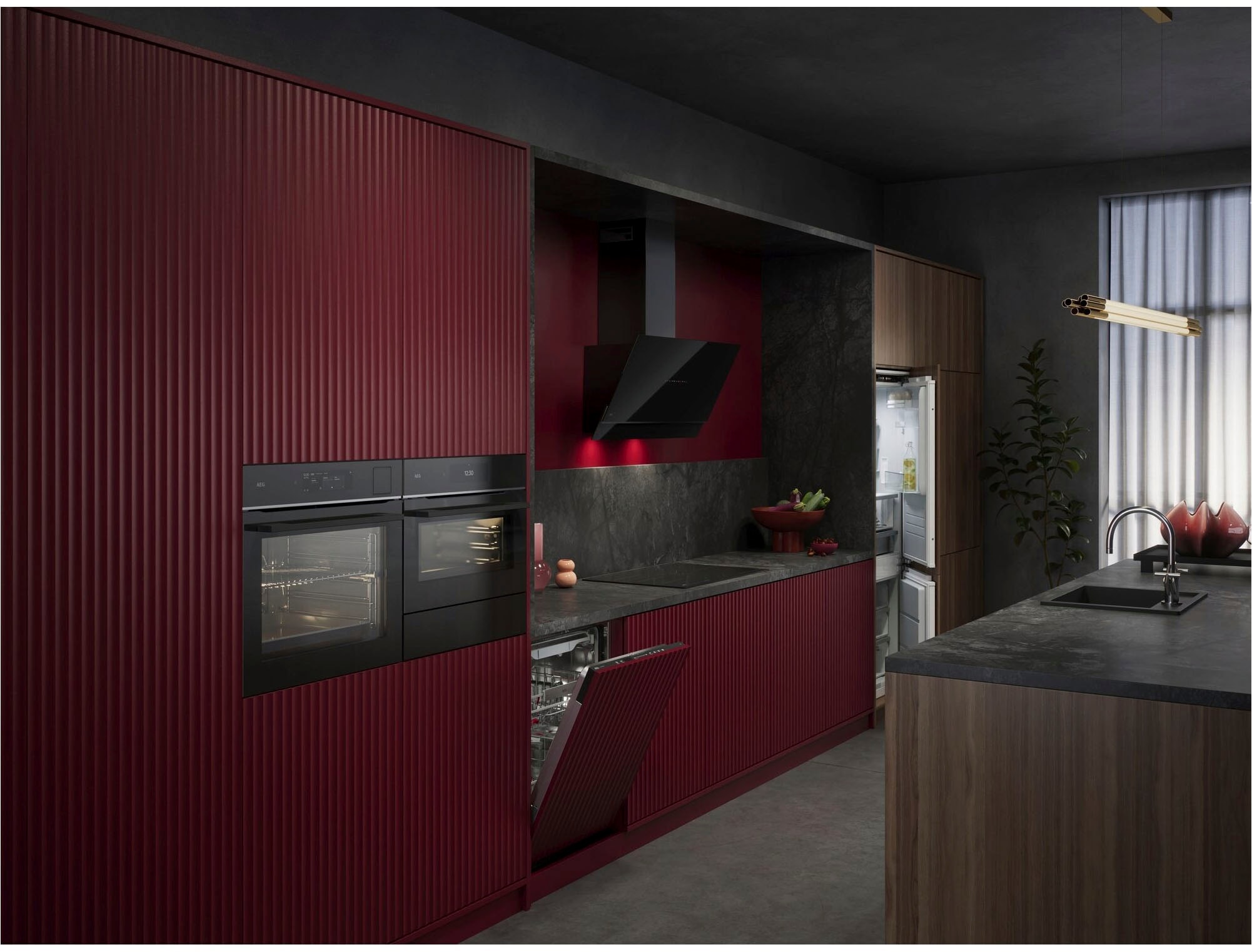 AEG vollintegrierbarer Geschirrspüler XXL Serie 8000, 60cm, WiFi »GI8700B2SC« 15 tlg. Maßgedecke Spülmaschine mit 5 cm mehr Innenraum passt unter 90 cm-Arbeitsplatte