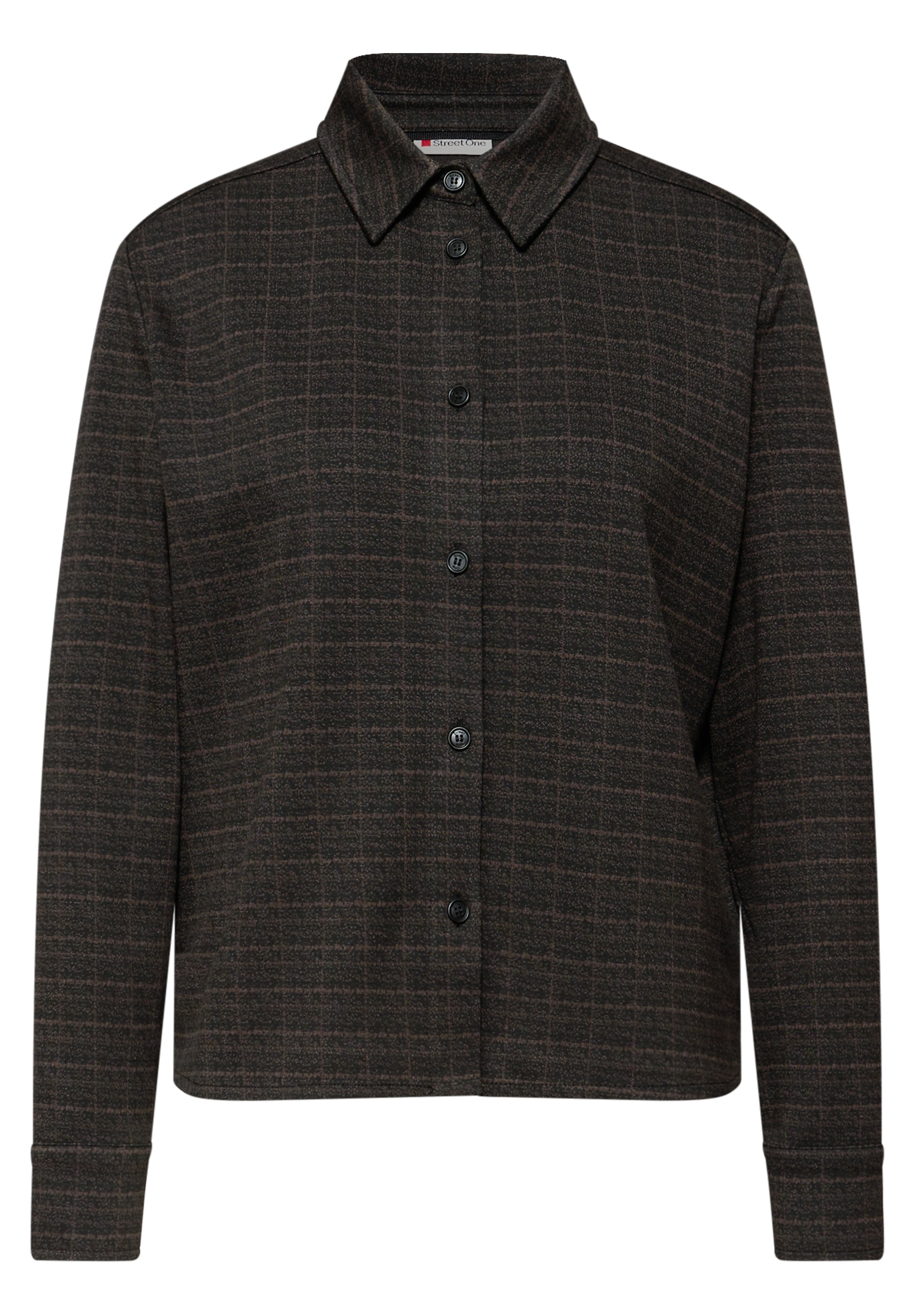 STREET ONE Hemdbluse mit Karo-Muster
