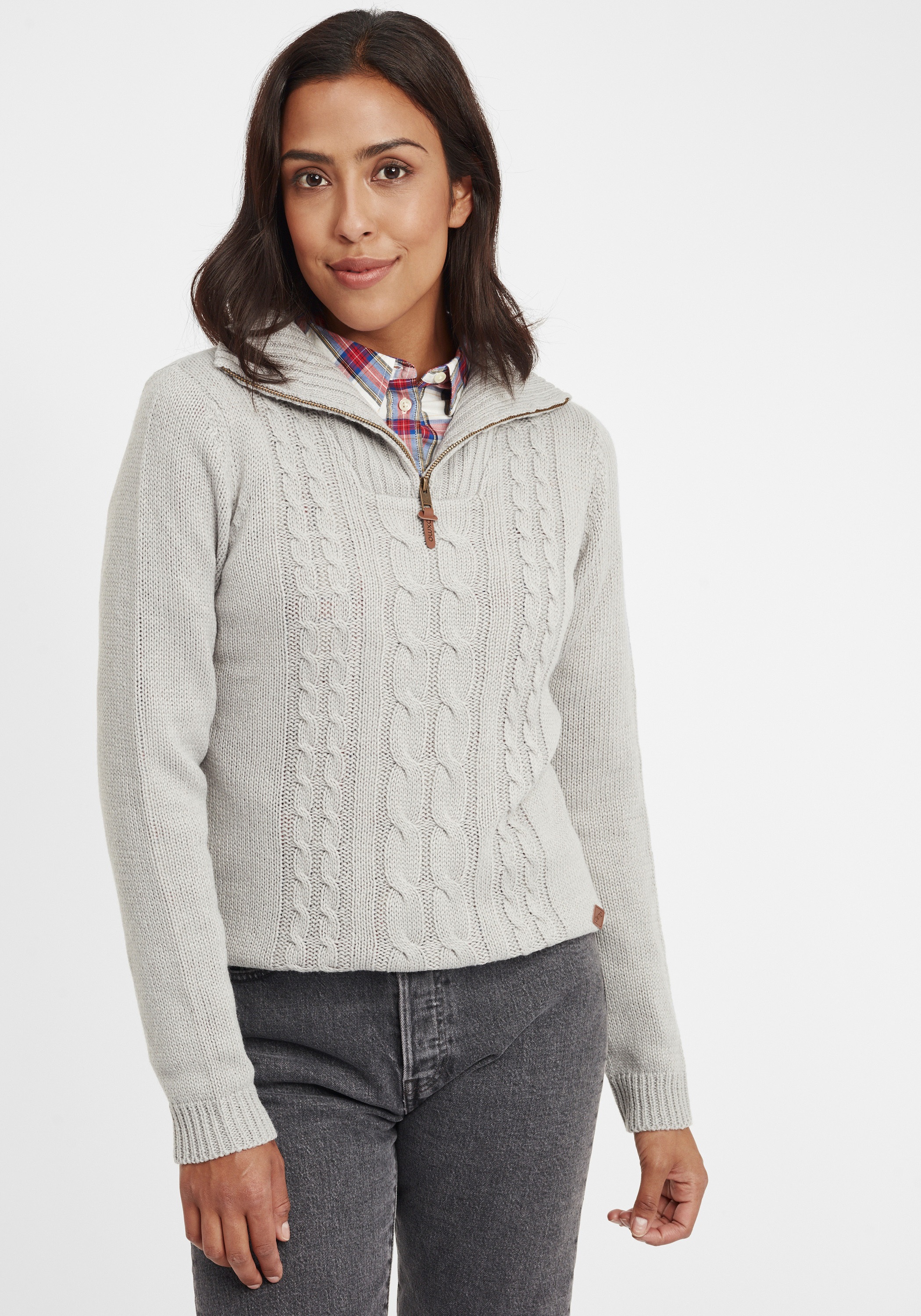 OXMO Strickjacke »Strickpullover OXCarry«