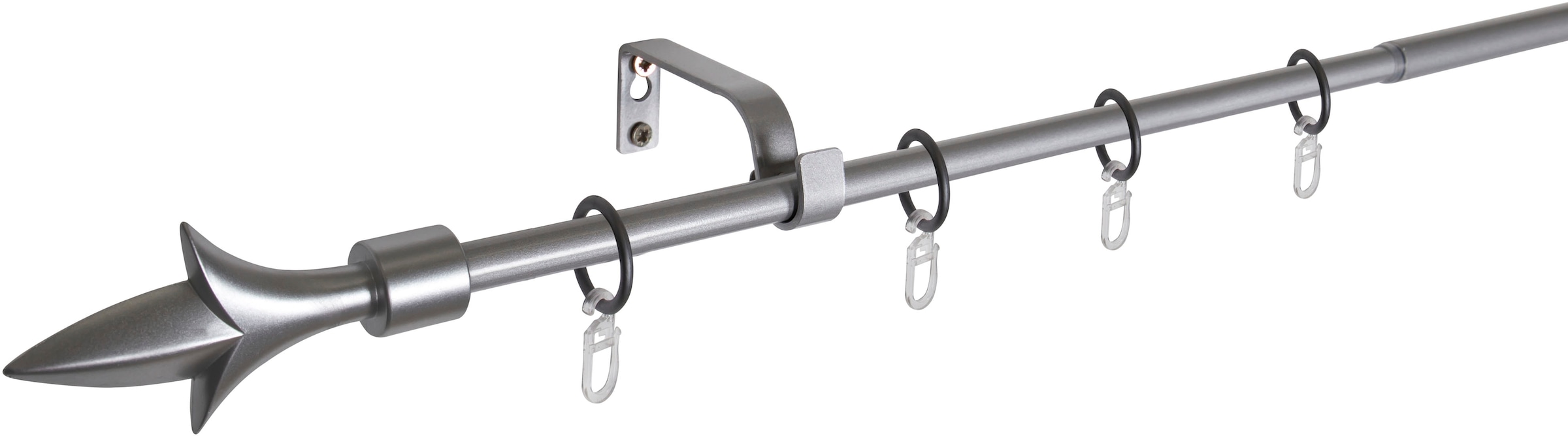 mydeco Gardinenstange »lance«, 1 läufig-läufig, ausziehbar