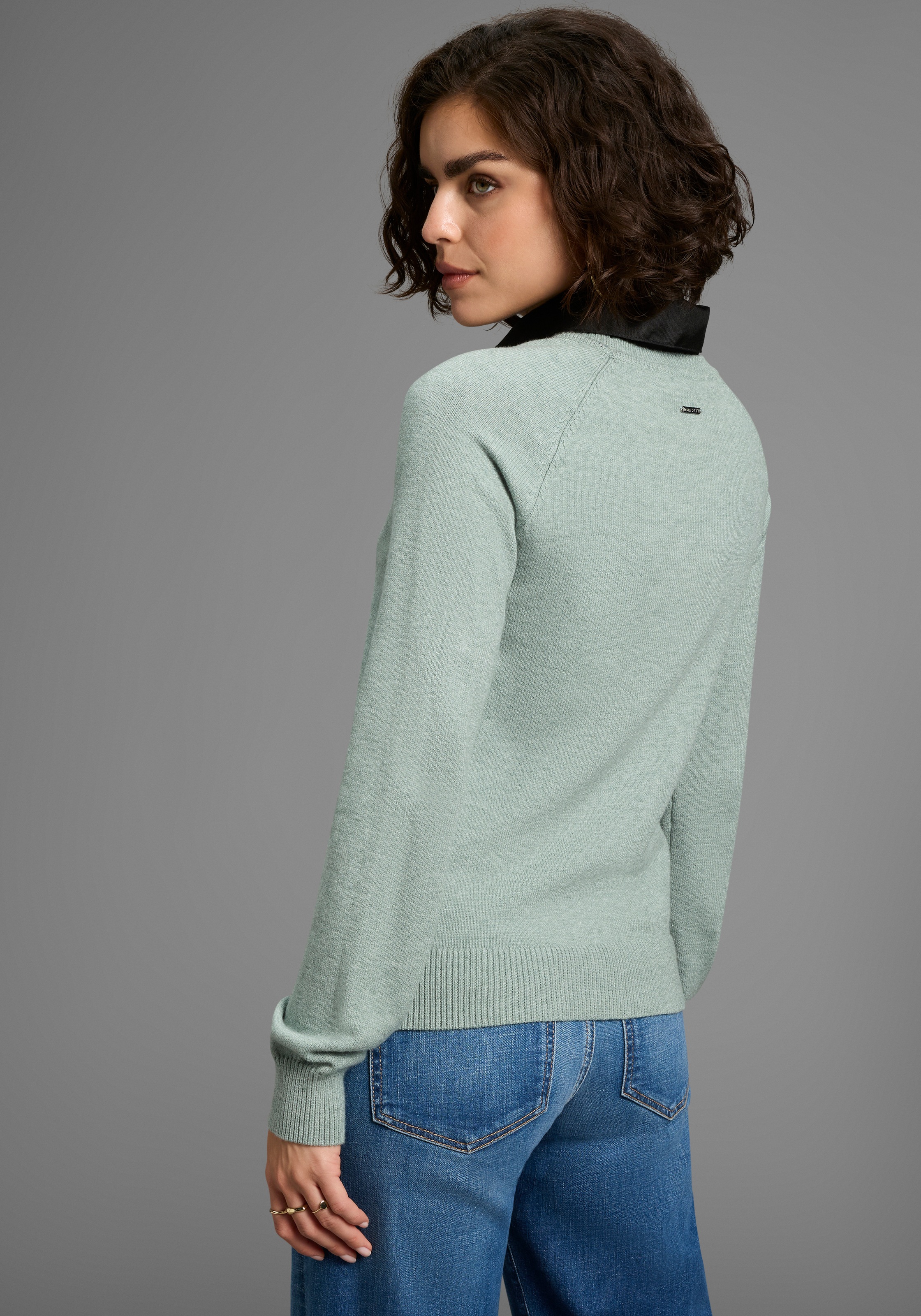 Laura Scott Strickpullover, im Basic-Shape mit Rundhals-Ausschnitt - NEUE KOLLEKTION