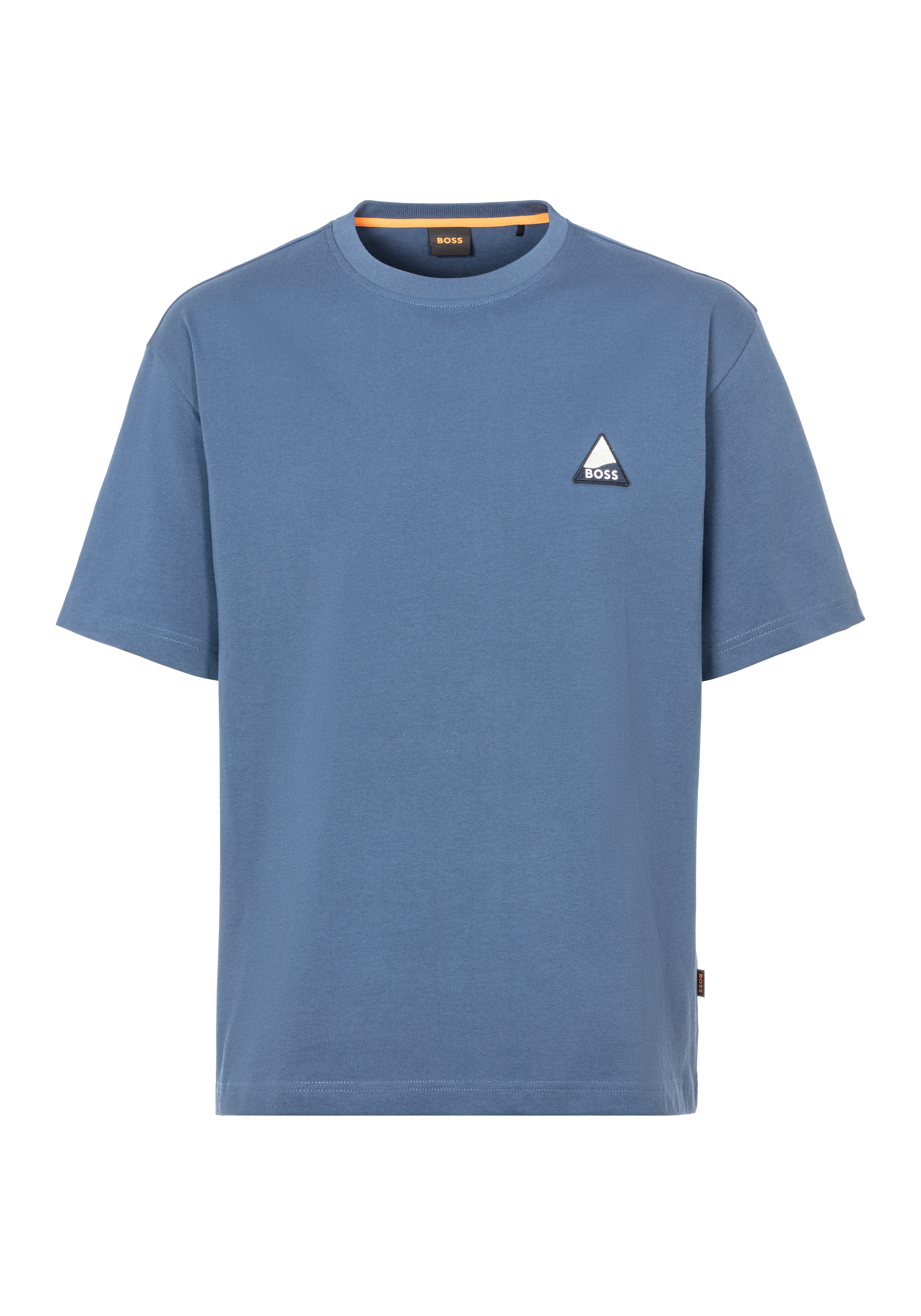 BOSS ORANGE T-Shirt »Te_fishpatch«, mit Logo-Aufnäher