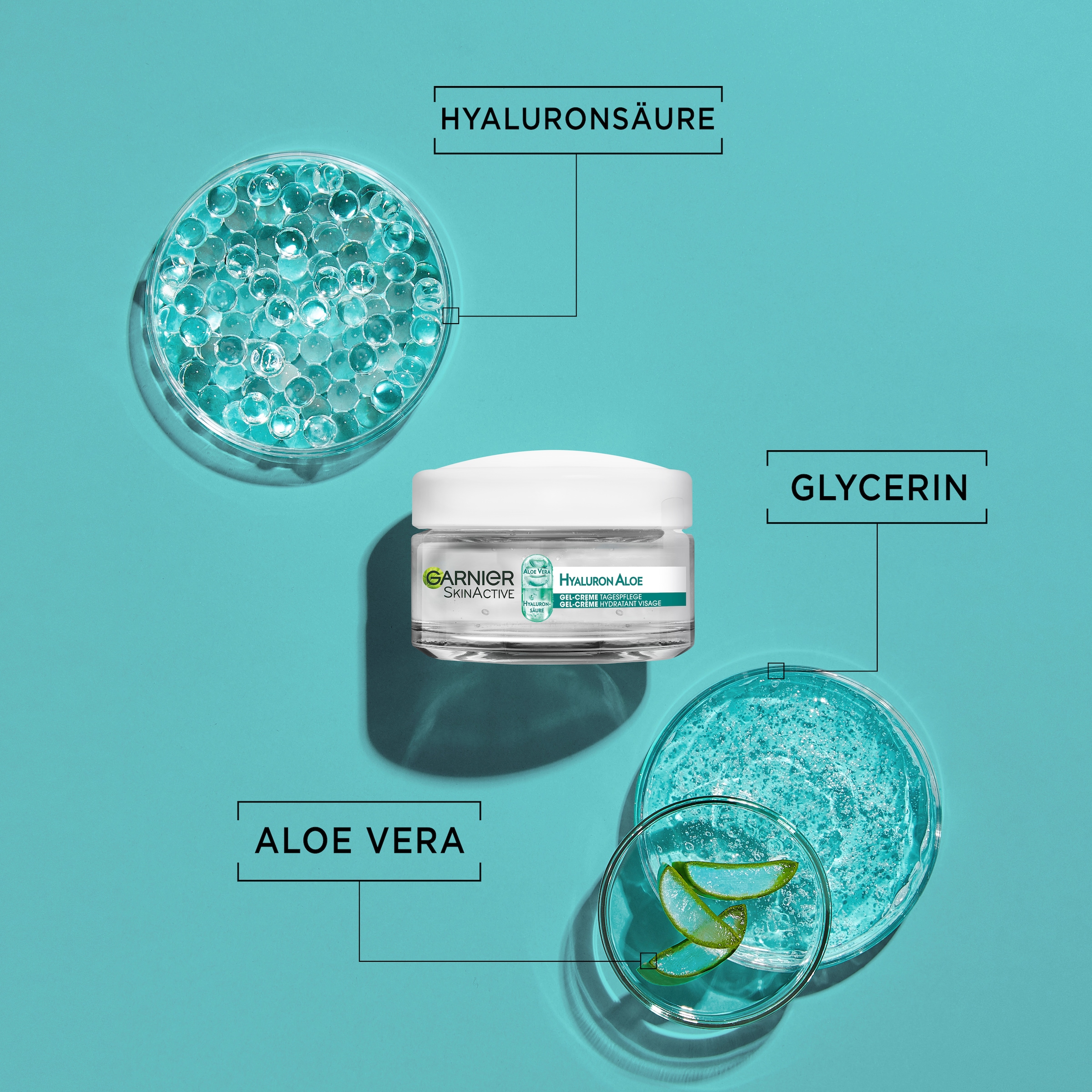 GARNIER Gesichtsgel »Hyaluron Aloe Gel-Creme«, mit hoher Wirksamkeit