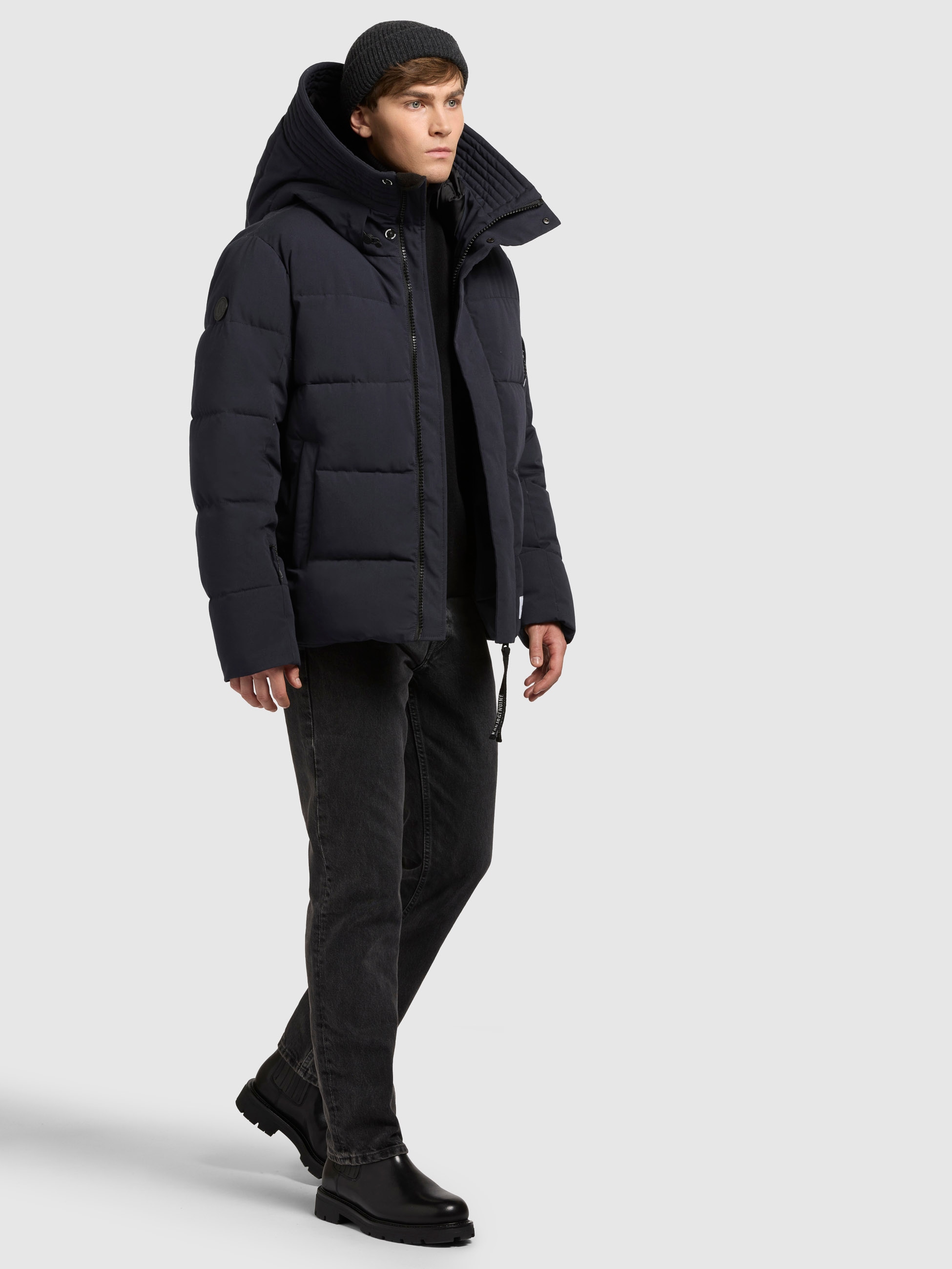 khujo Steppjacke »BARD«, mit Kapuze