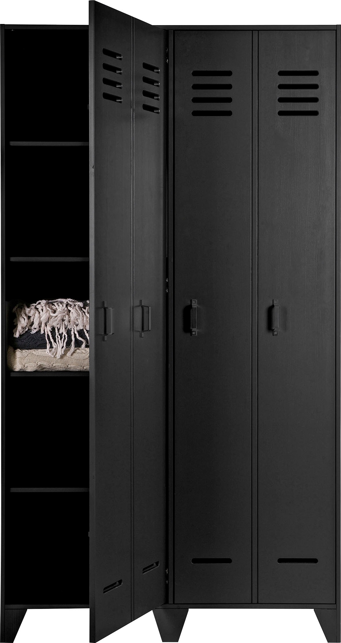 WOOOD Garderobenschrank »Stijn«, H 187 cm x B 103 cm x T 40 cm