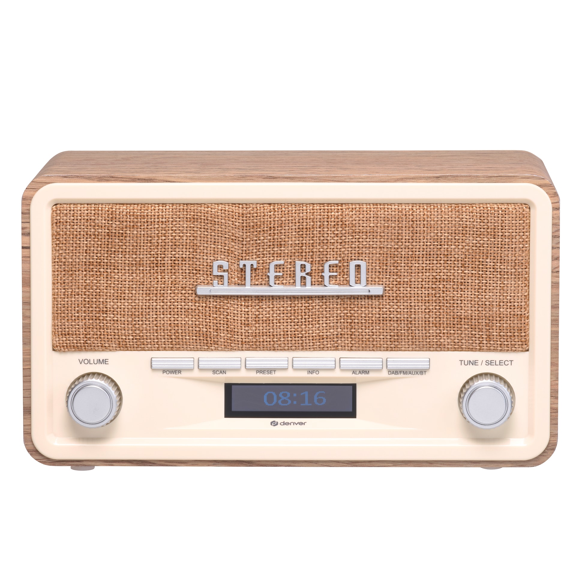 Denver Digitalradio (DAB+) »DAB-18«, (Bluetooth Digitalradio (DAB+) 2 W), integrierter DAB+ und FM-Tuner, Bluetooth
