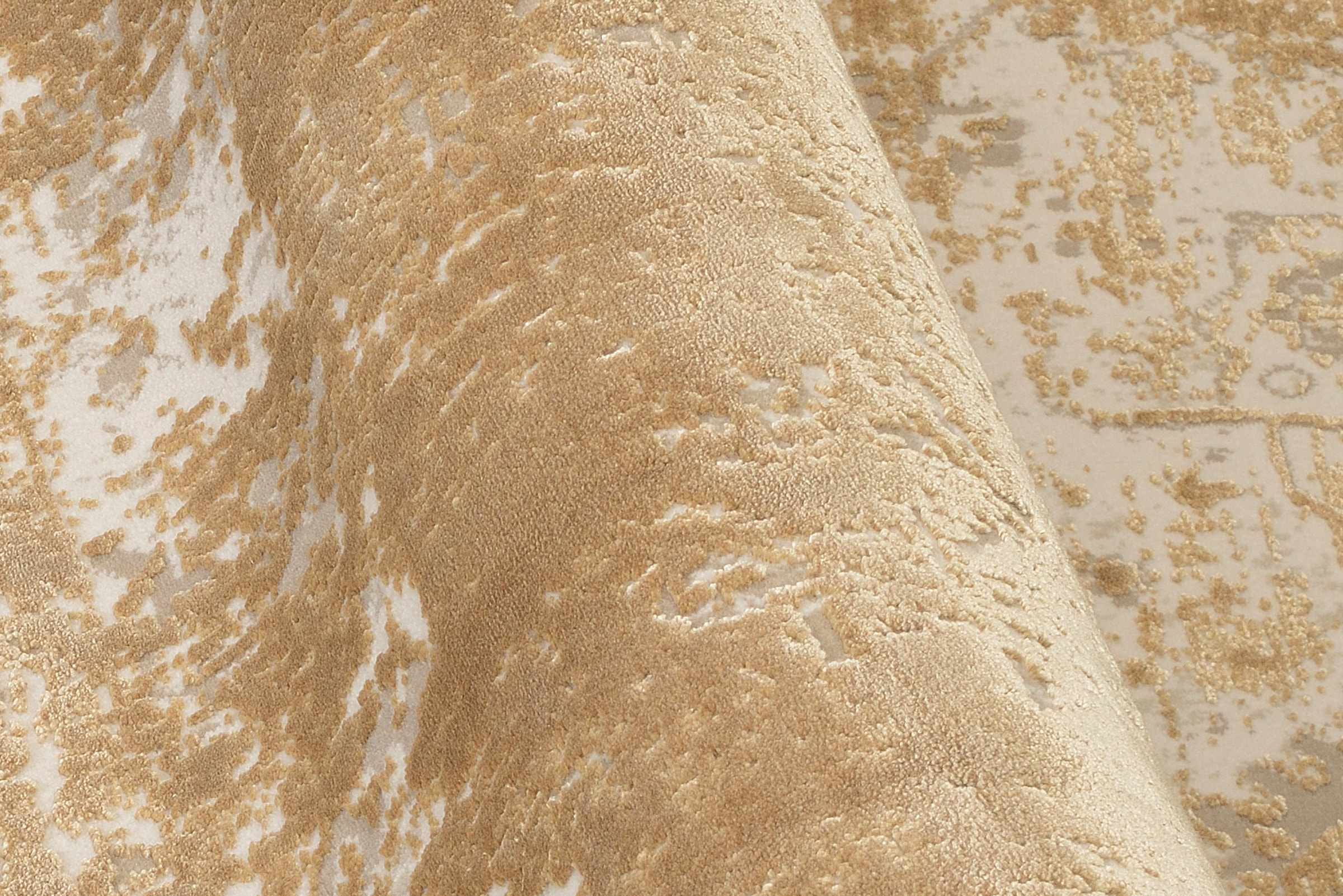 WK WOHNEN Teppich »GLAMOUR« rechteckig 8 mm Höhe hochwertiger Viskoseanteil, samtweiche Oberfläche mit 3 D Effekt