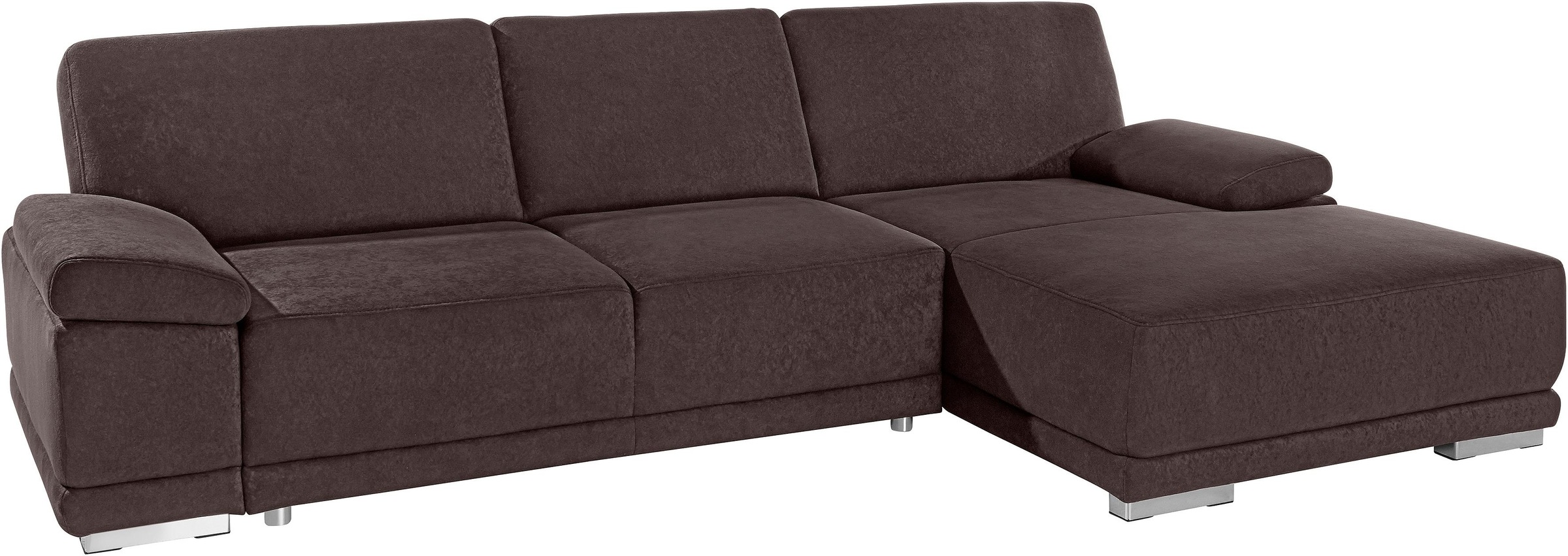 sit&more Ecksofa »Coria L-Form«, mit XL-Recamiere, wahlweise mit Bettfunktion