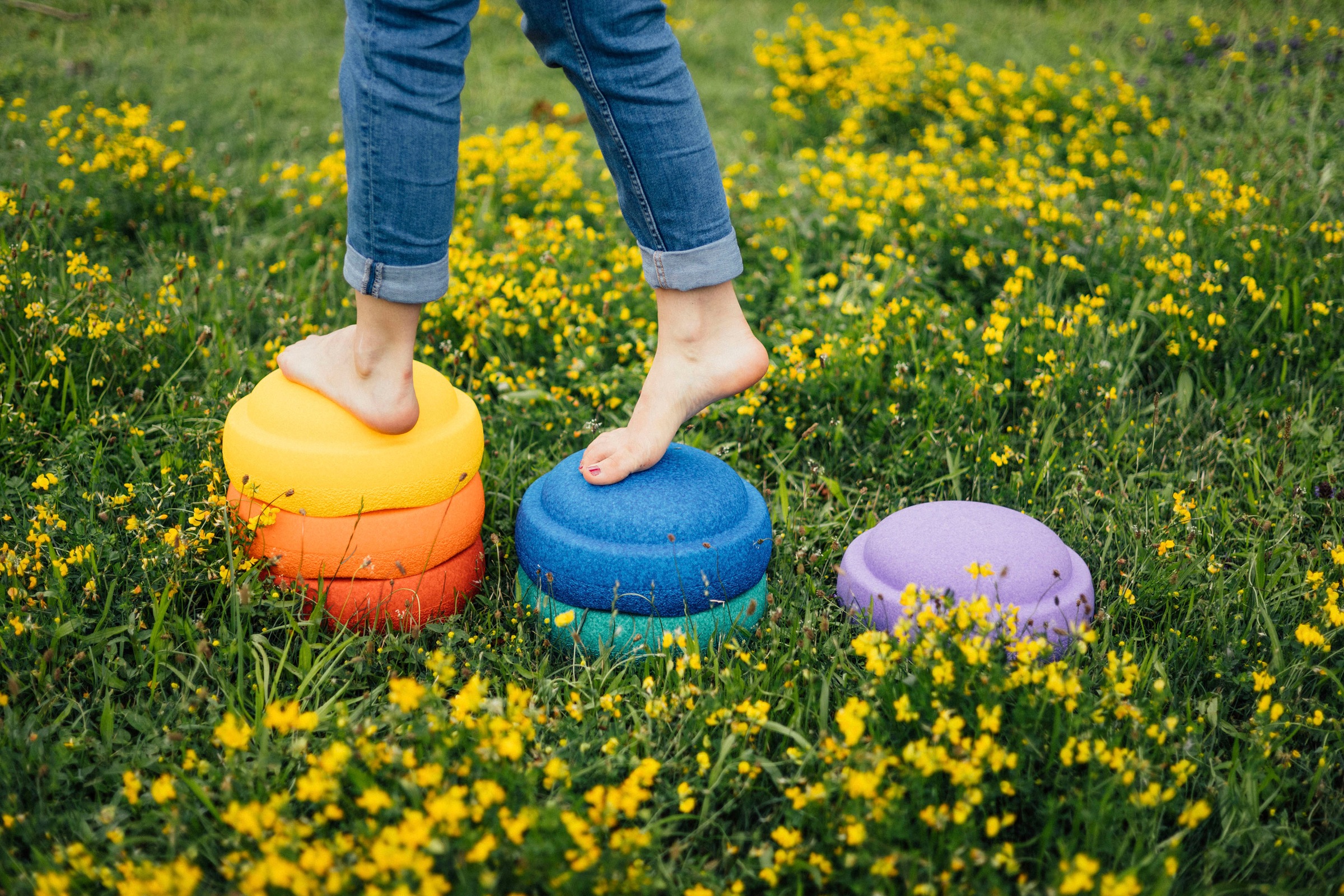 Stapelstein Balancetrainer »Rainbow basic«, 6 Stk.