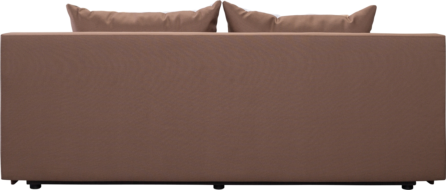 exxpo - sofa fashion 3-Sitzer »Tabou Motorrad«, mit Schlaffunktion und Bettkasten, inkl. loser Zier- und Rückenkissen