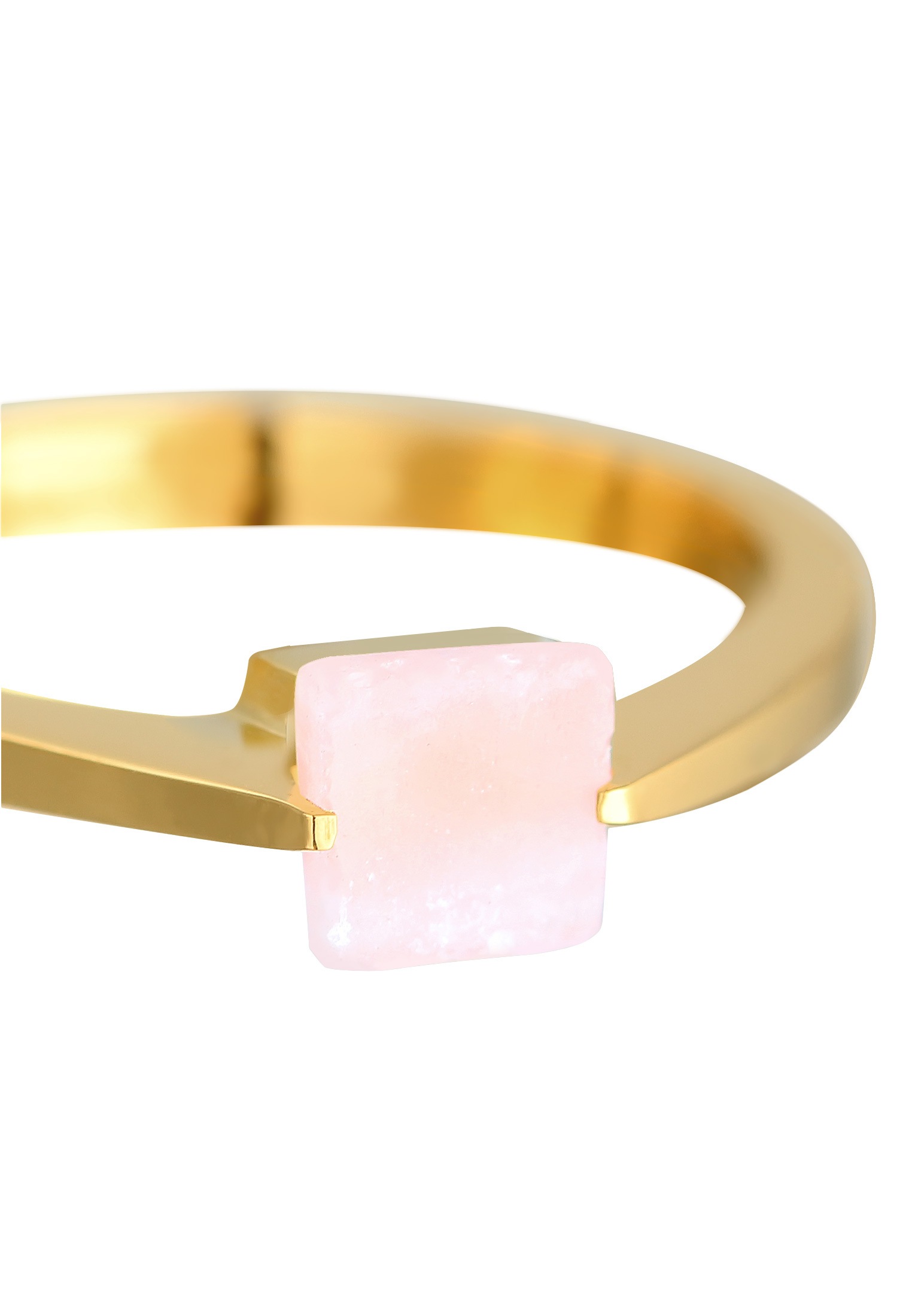 Elli Premium Silberring »Ring Solitär Edelstein Viereck Klassik 925 Silber«