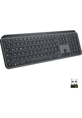 Logitech Tastatur »MX Keys Advanced«, (Antirutsch-Füße-Ziffernblock) kaufen