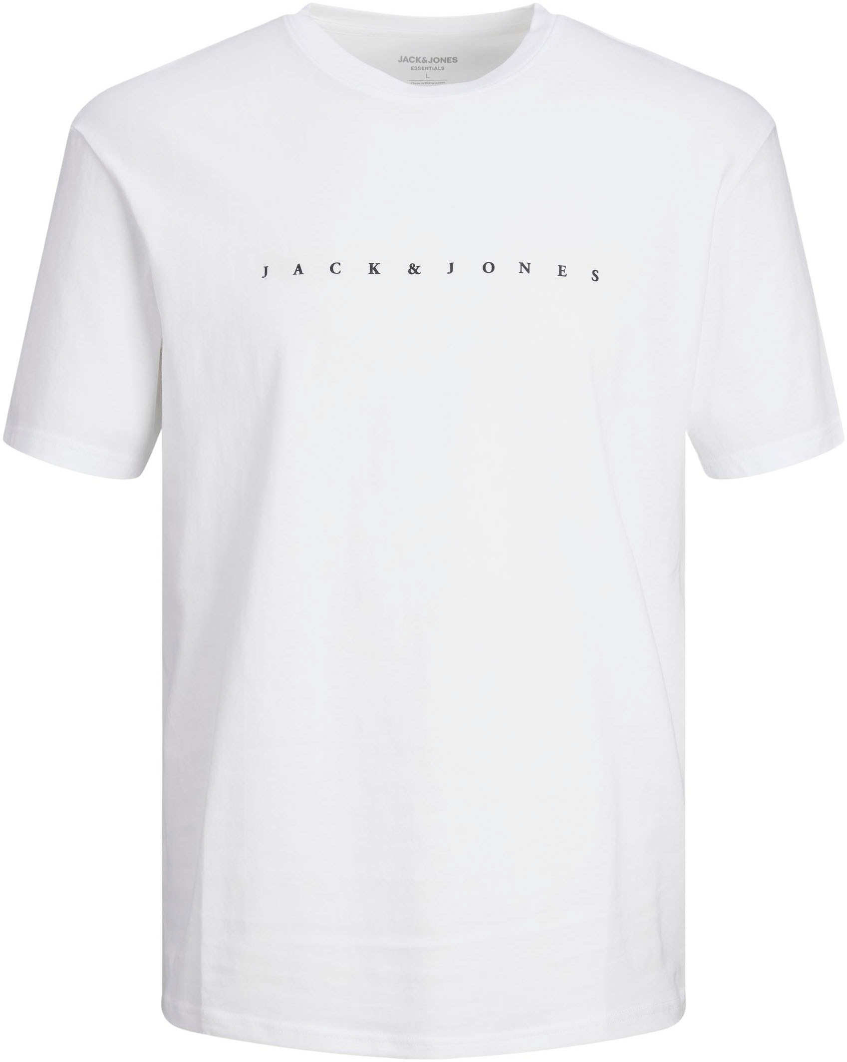 Jack & Jones Rundhalsshirt »JJESTAR mit Pigmentprint und Baumwollgefühl«, mit Pigmentprint