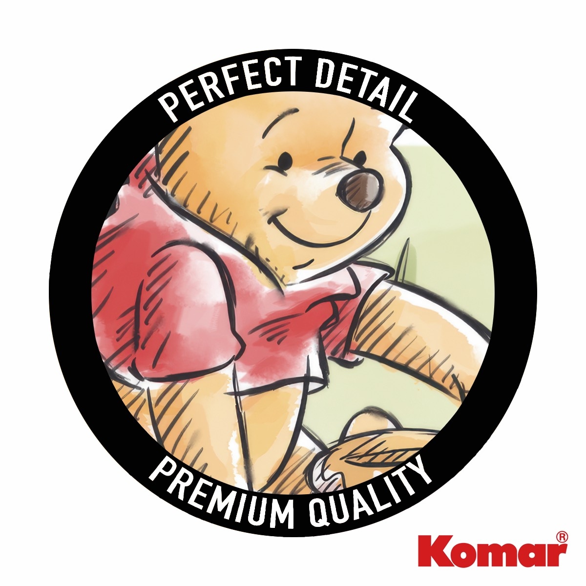 Komar Kindertapete »Disney Winnie the Pooh Nice for Picnics«, bedruckt