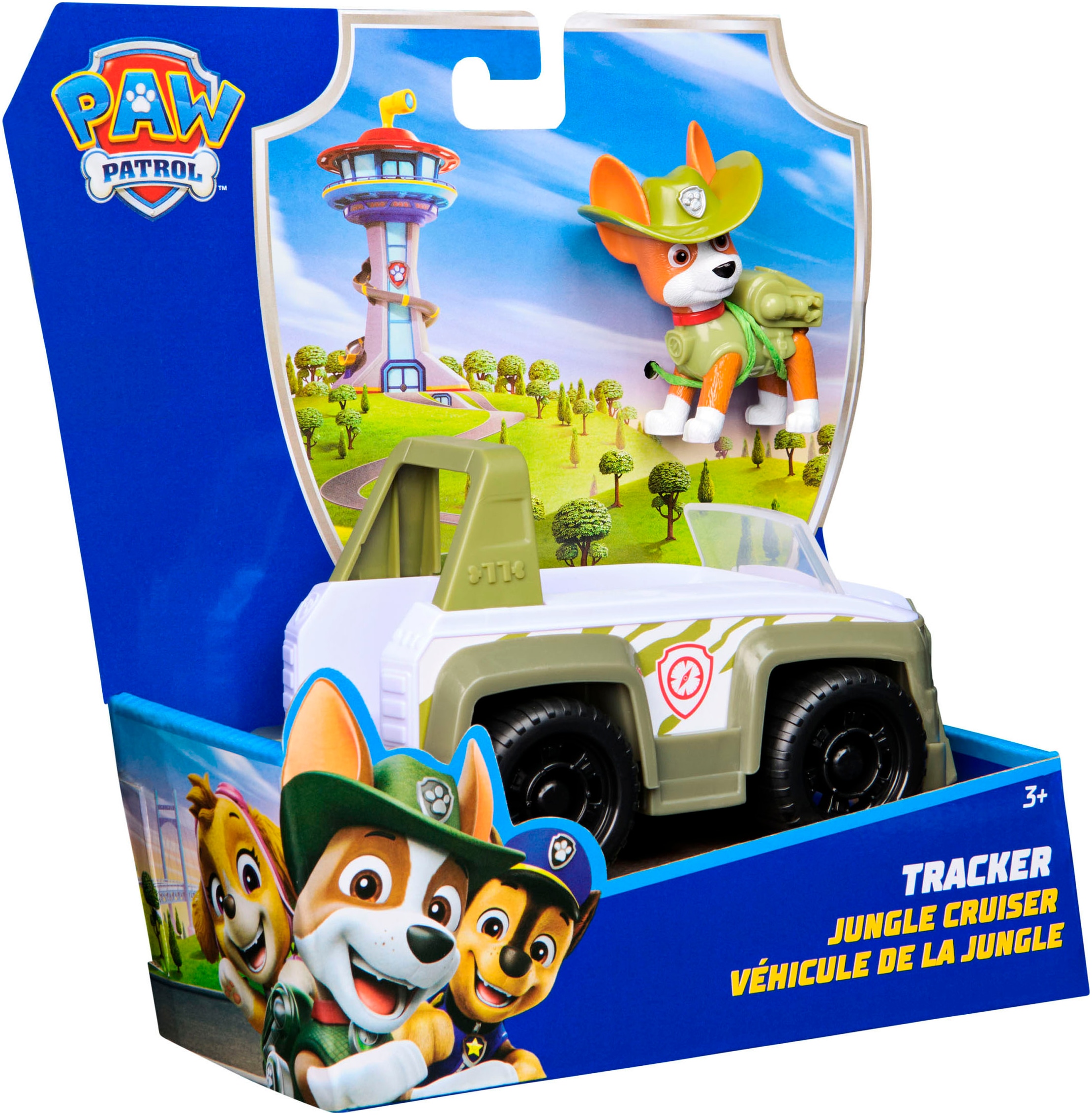 Spin Master Spielzeug-Auto »PAW Patrol, Sust. Basic Vehicle Tracker«, zum Teil aus recycelten Material