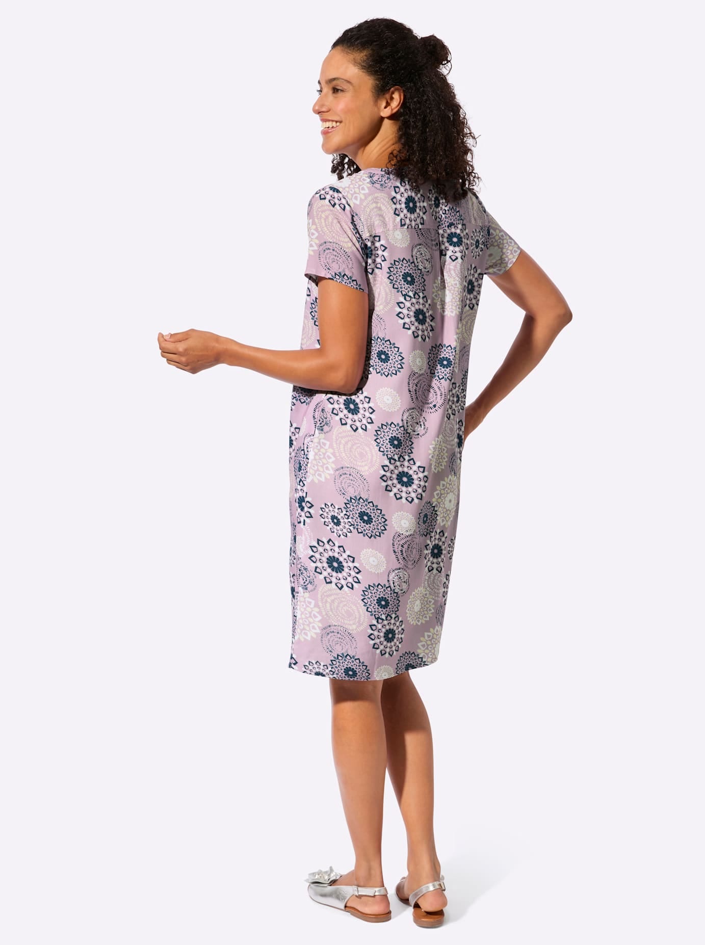 Inspirationen Druckkleid »Druck-Kleid« Eingrifftaschen