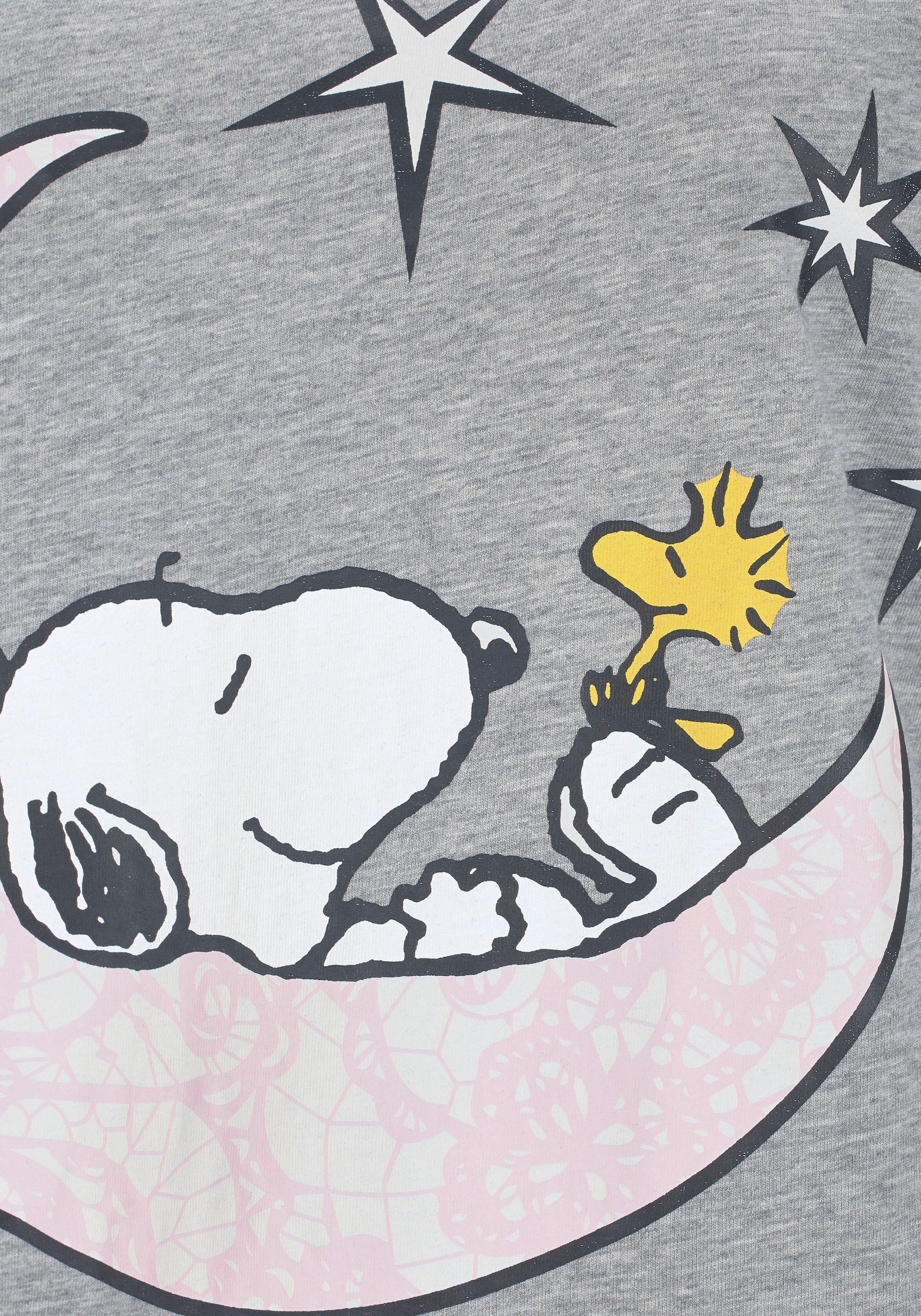 Peanuts Nachthemd, mit Snoopy-Print und Kräuselsäumen bei ♕