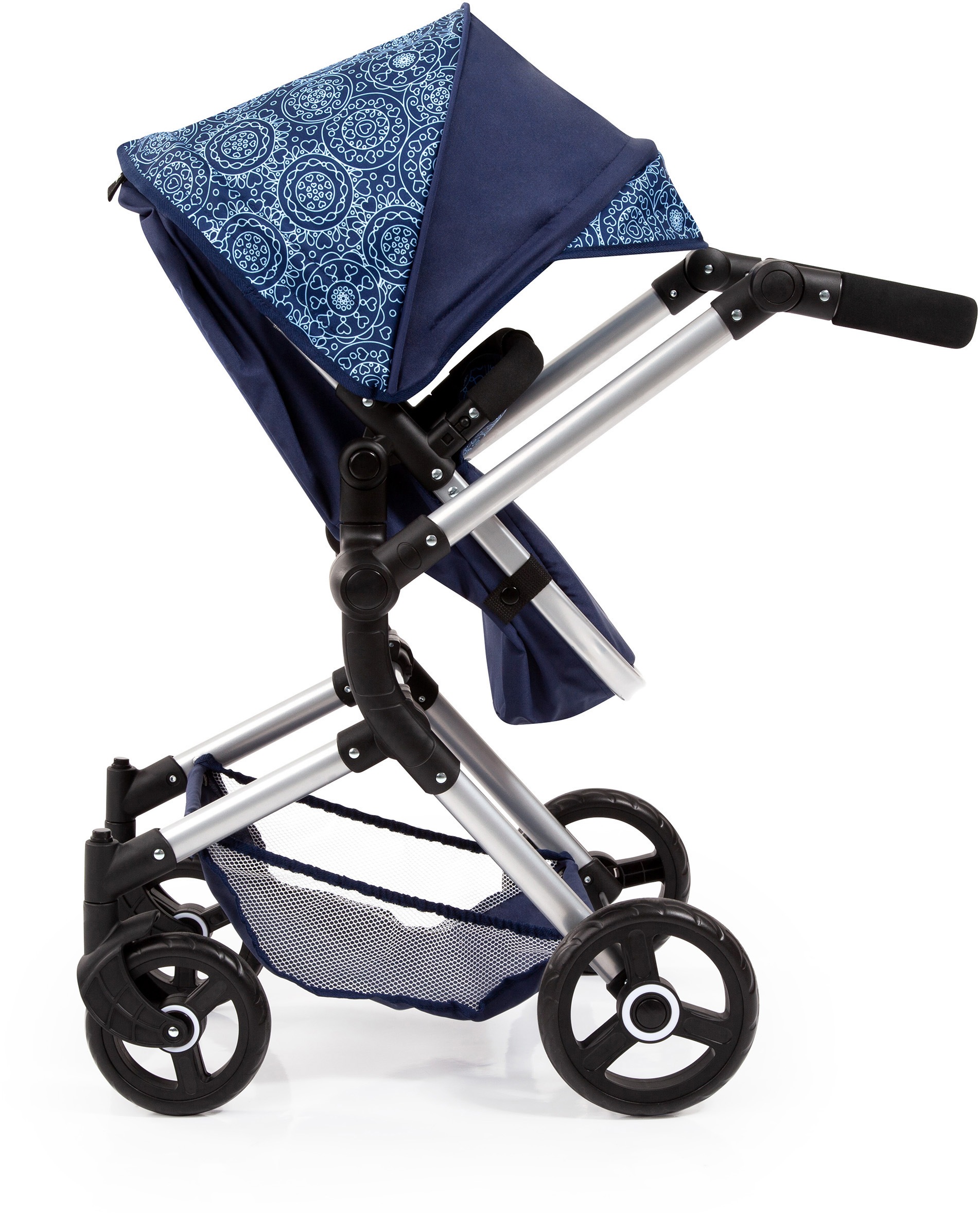 Bayer Kombi-Puppenwagen »Vario, Blau«, inkl. Wickeltasche