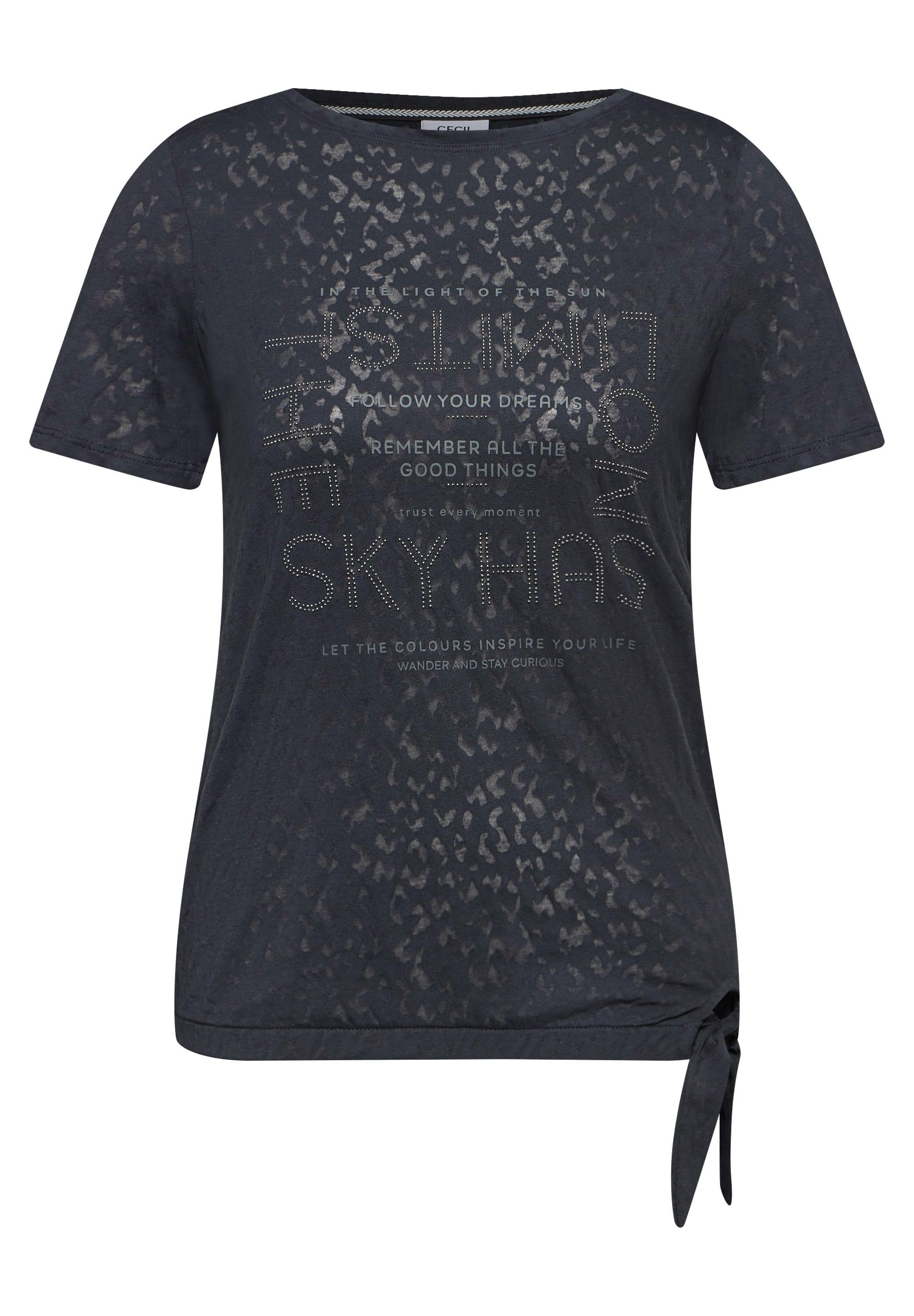 Cecil T-Shirt, mit Schmucksteinen