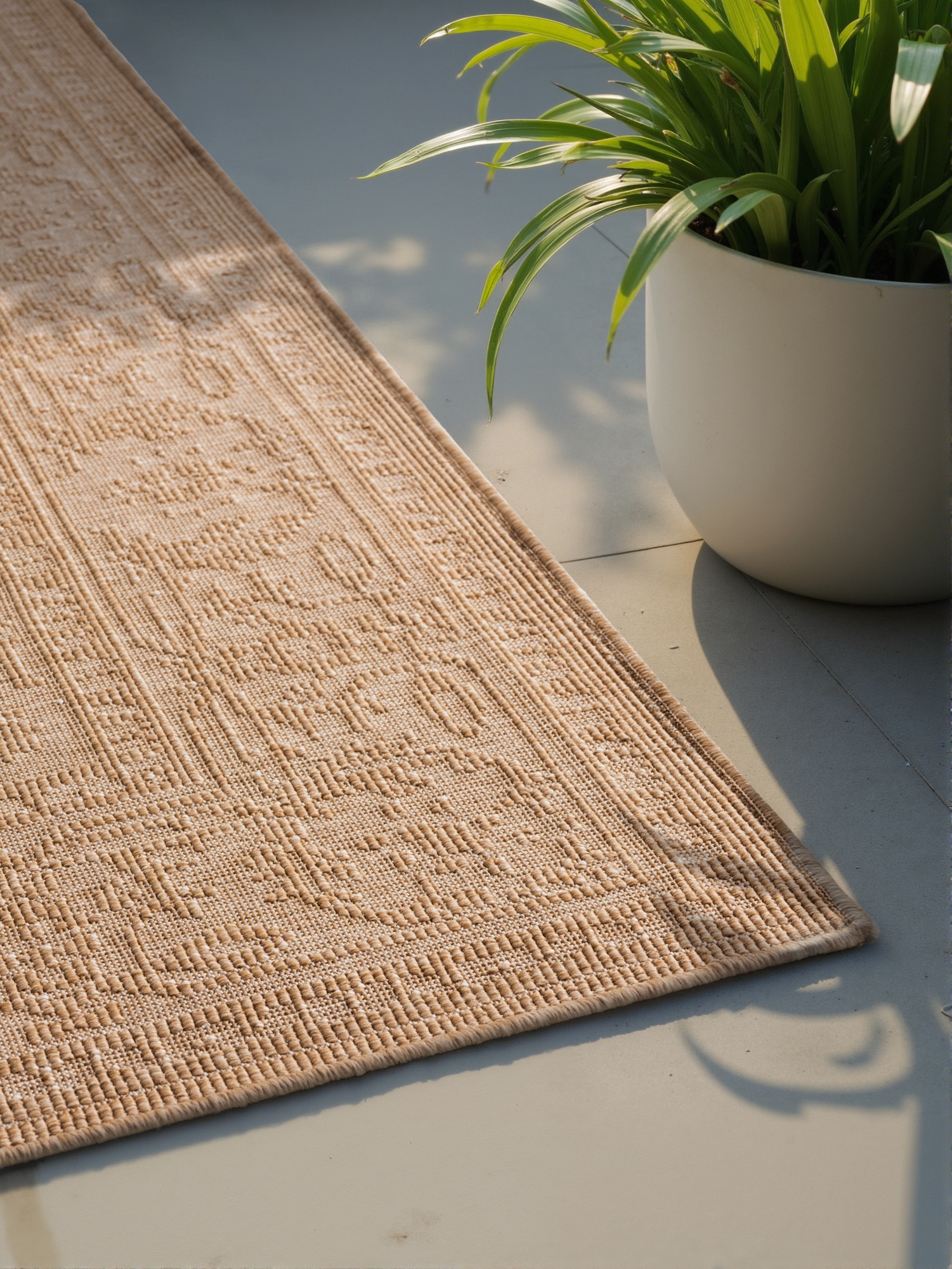 NORTHRUGS Outdoorteppich »Kona Wendeteppich«, rechteckig, 5 mm Höhe, In und Outdoor, Flachgewebe, wetterfest, pflegeleicht, robust