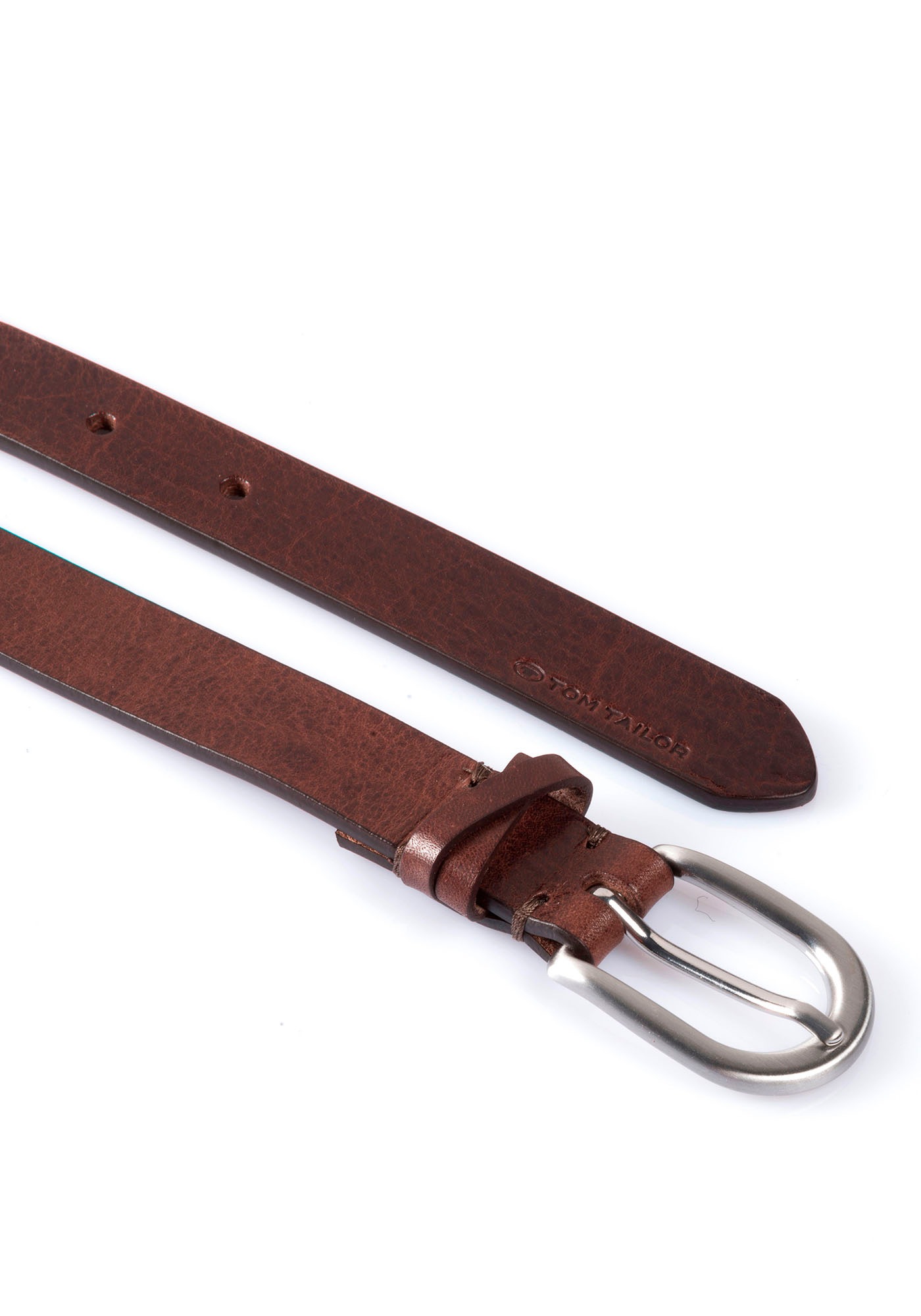 TOM TAILOR Ledergürtel »TTNELLY«, 2 cm breiter Damengürtel, modisch vielseitig