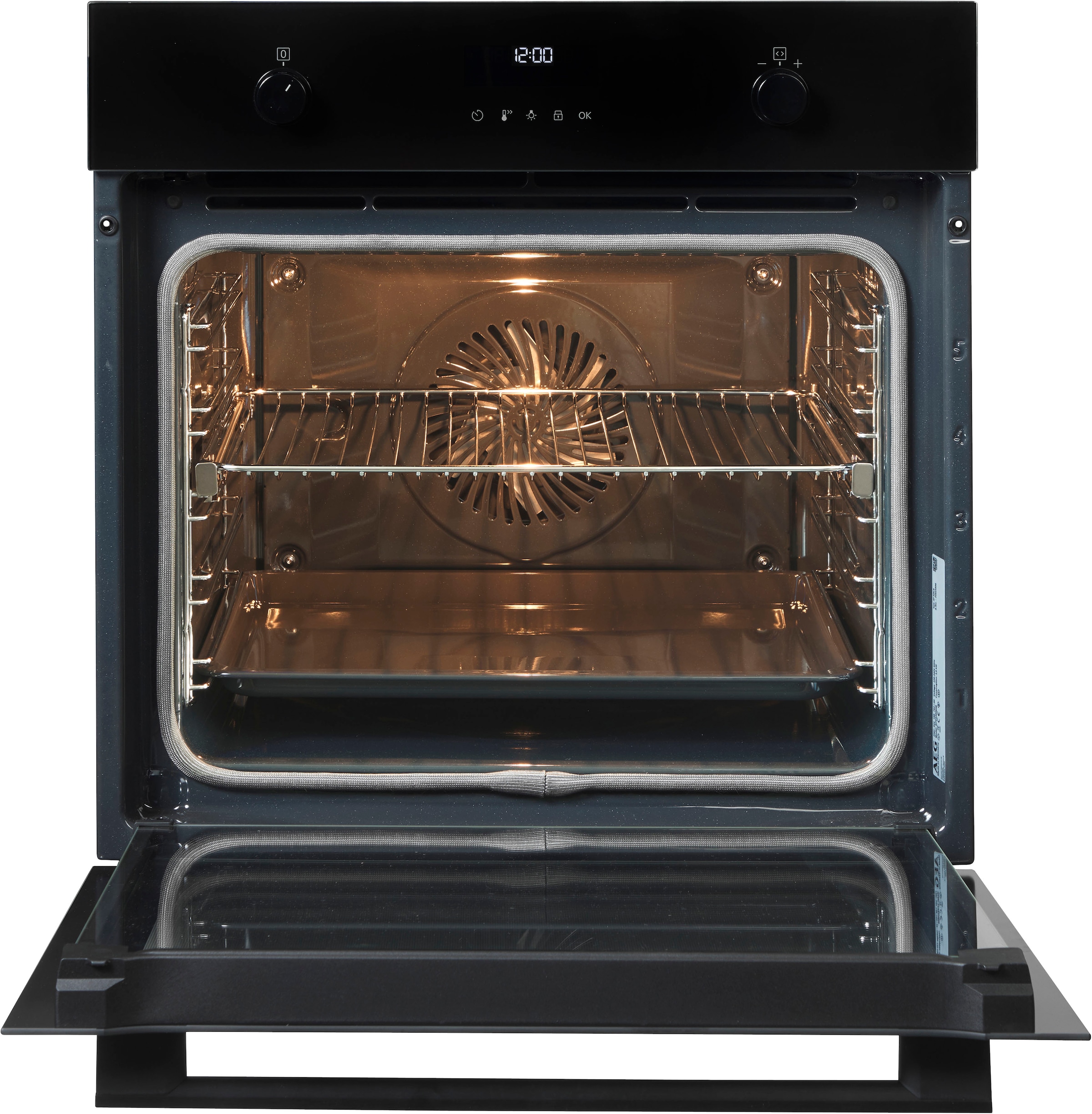 AEG Pyrolyse Backofen Serie 6000 »BPE535060B 944 188 762«, mit 1-fach-Teleskopauszug, Pyrolyse-Selbstreinigung