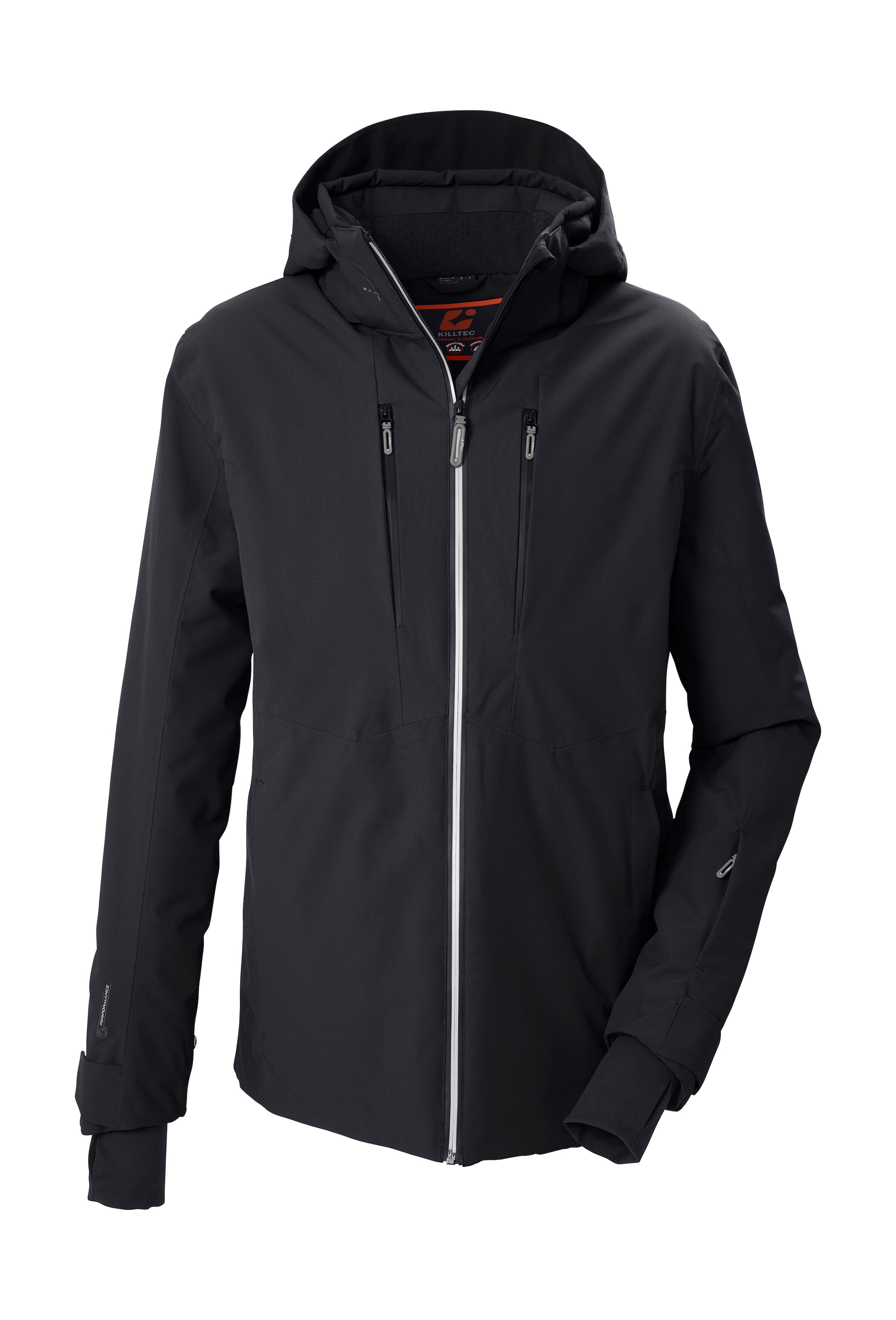Killtec Skijacke »KSW 60 MN SKI JCKT« Wasserdichte Skijacke mit abnehmbarer Kapuze und Schneefang