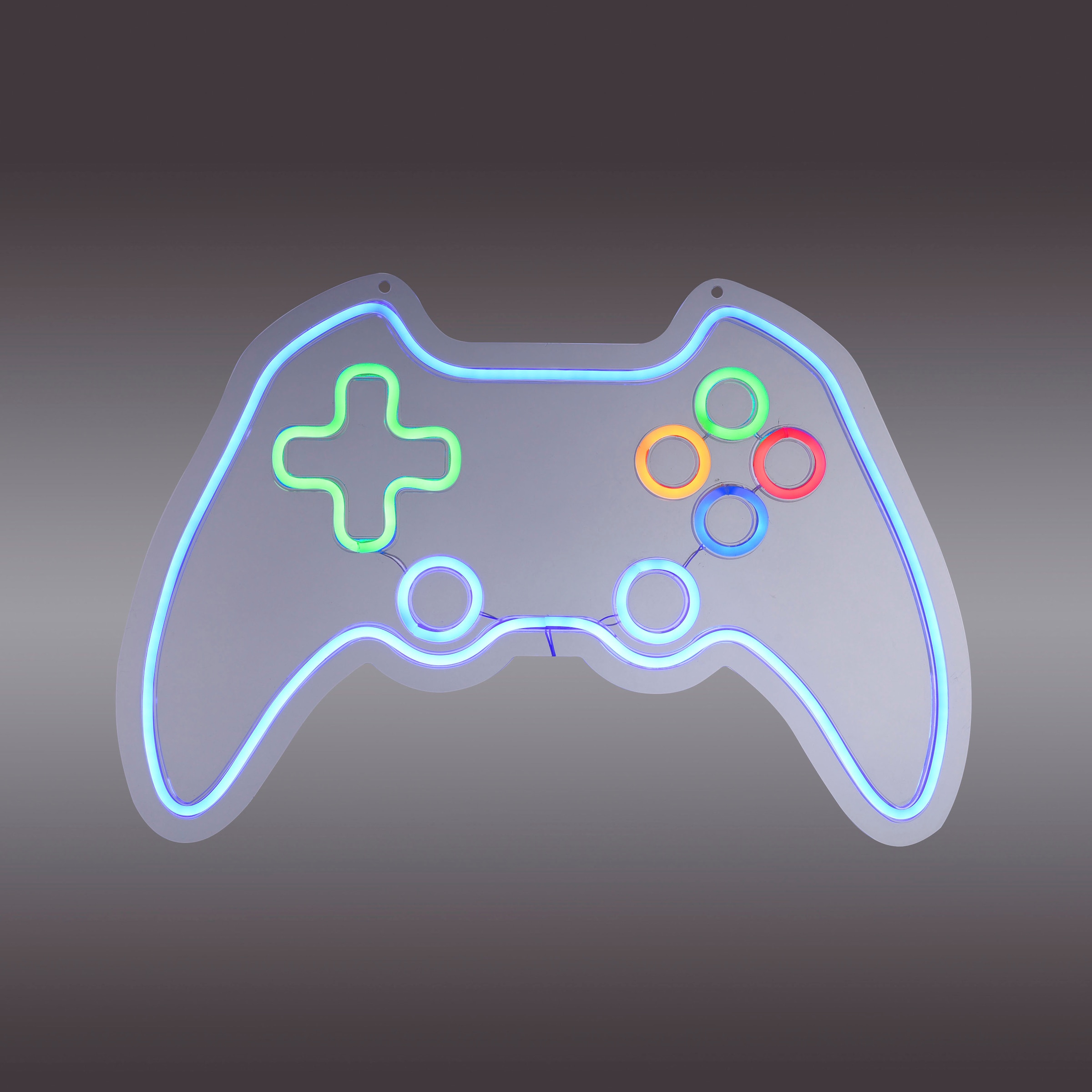 JUST LIGHT LED Wandleuchte »NEON-GAMER«, 1 flammig, Leuchtmittel LED-Board | LED fest integriert