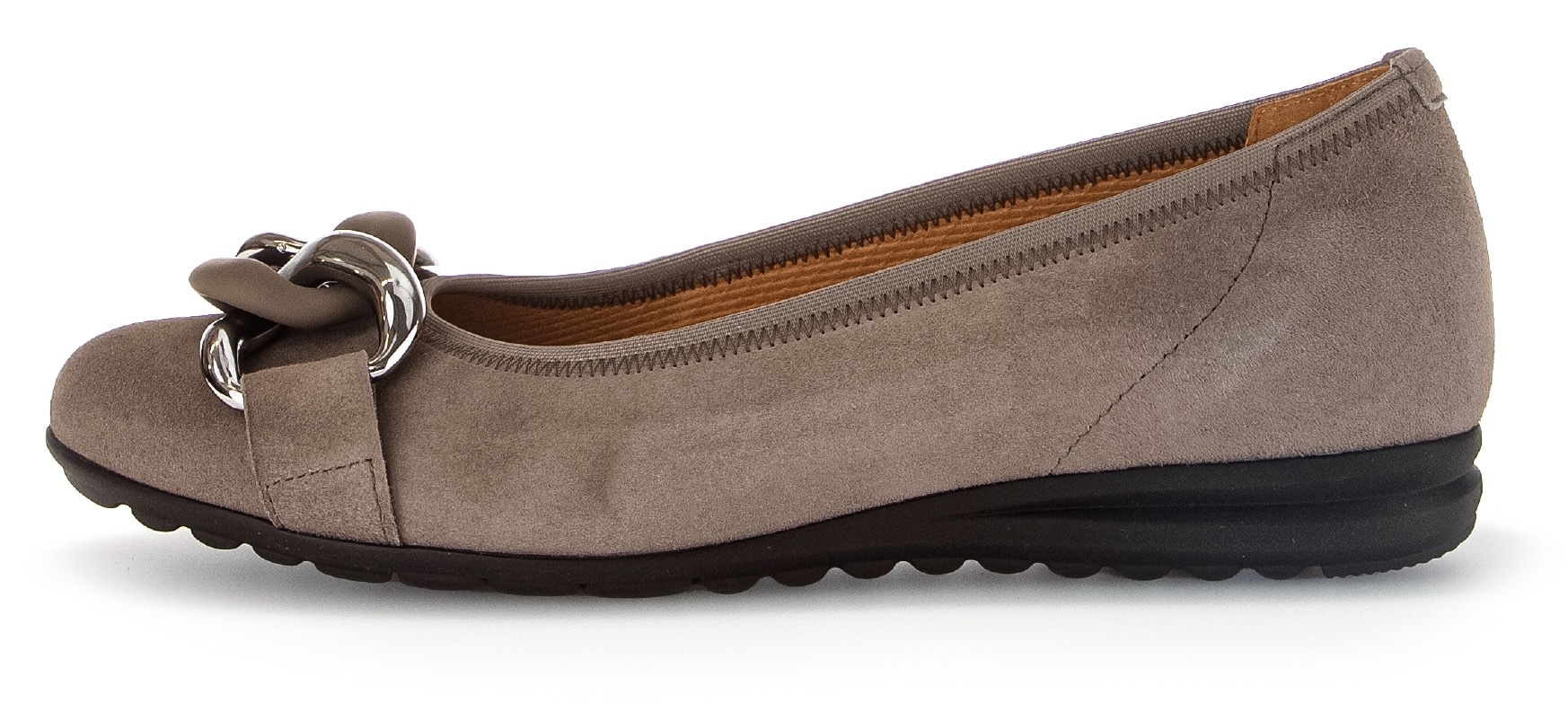 Gabor Ballerina »Florenz«, Businessschuh, Schlupfschuh mit Elastikeinfass, Weite G