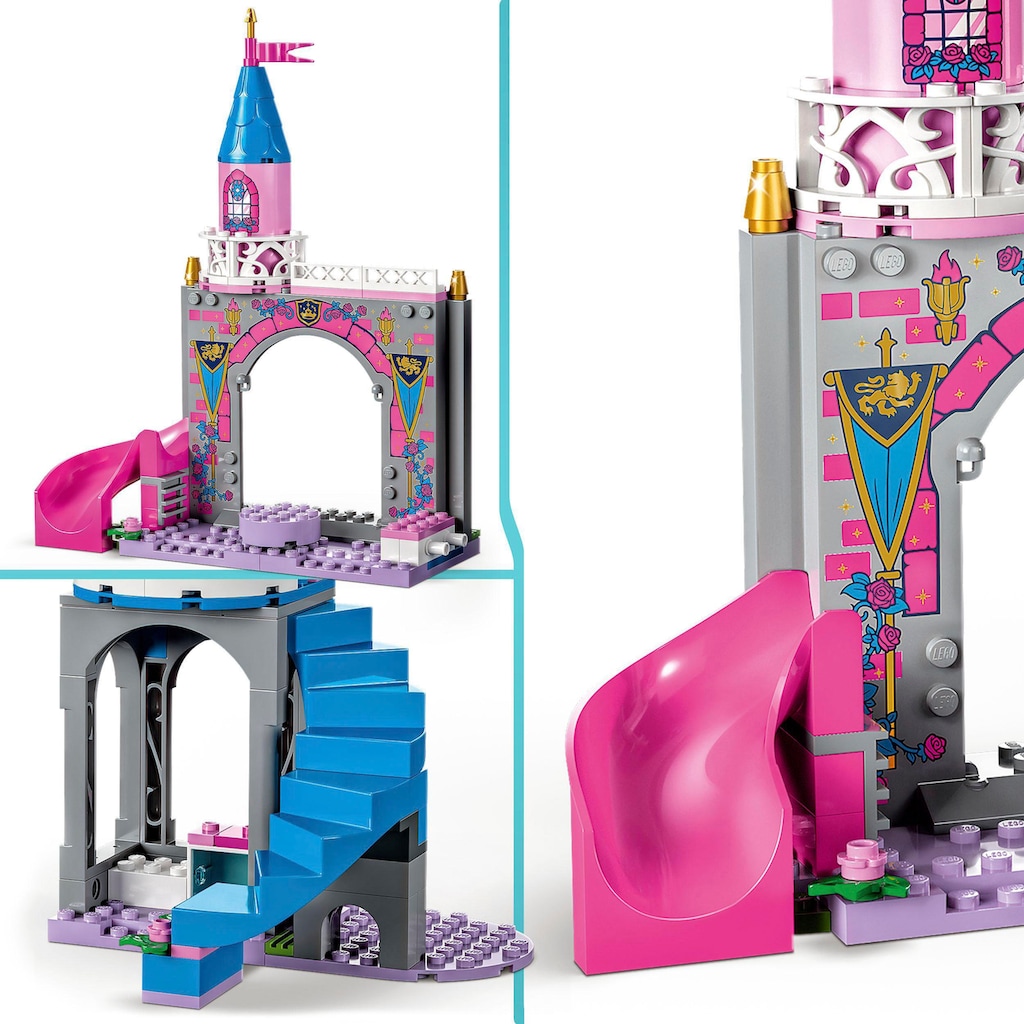 LEGO® Konstruktionsspielsteine »Auroras Schloss (43211), LEGO® Disney«, (187 St.), Made in Europe