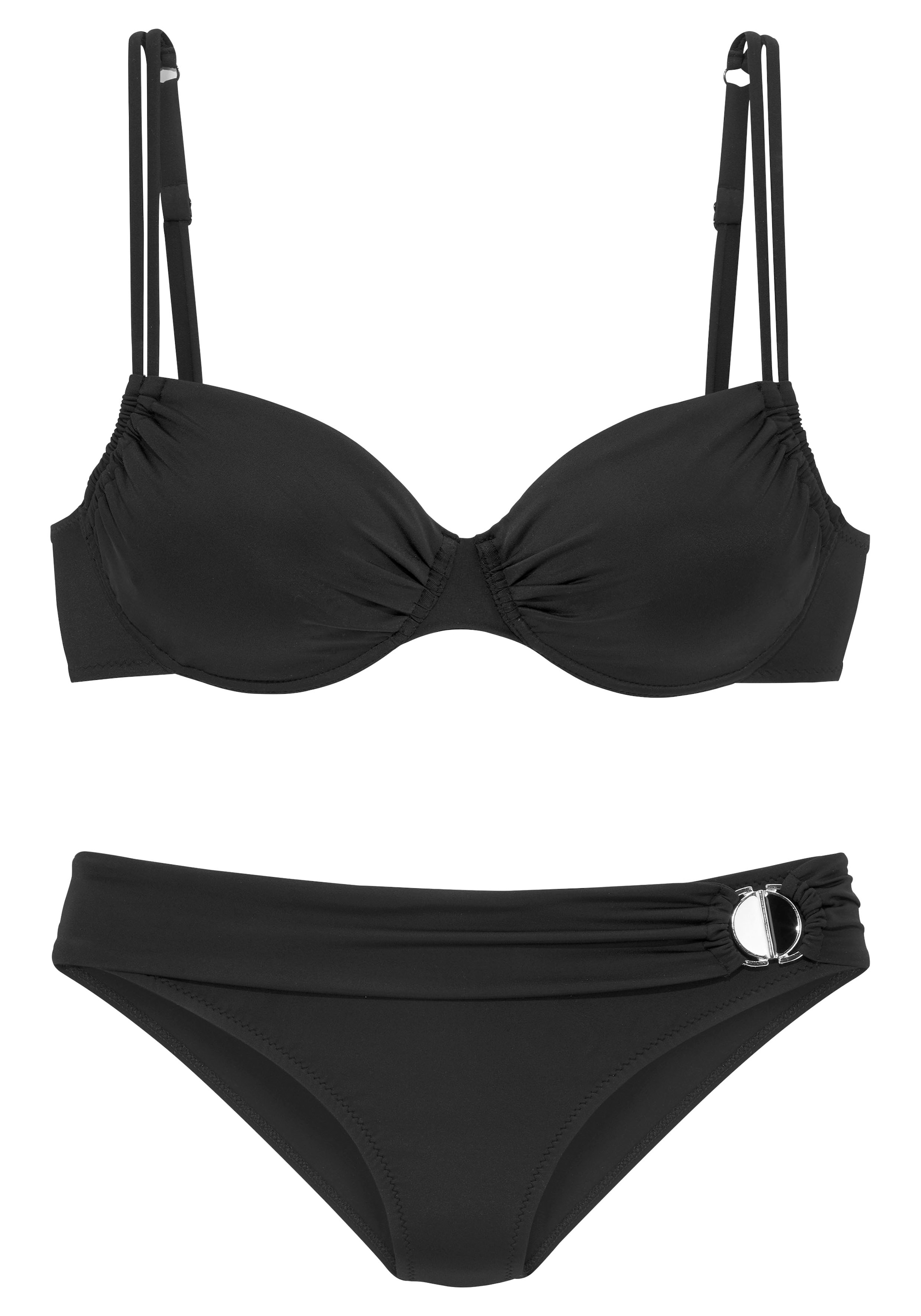 JETTE Bügel-Bikini, mit Zier-Accessoire