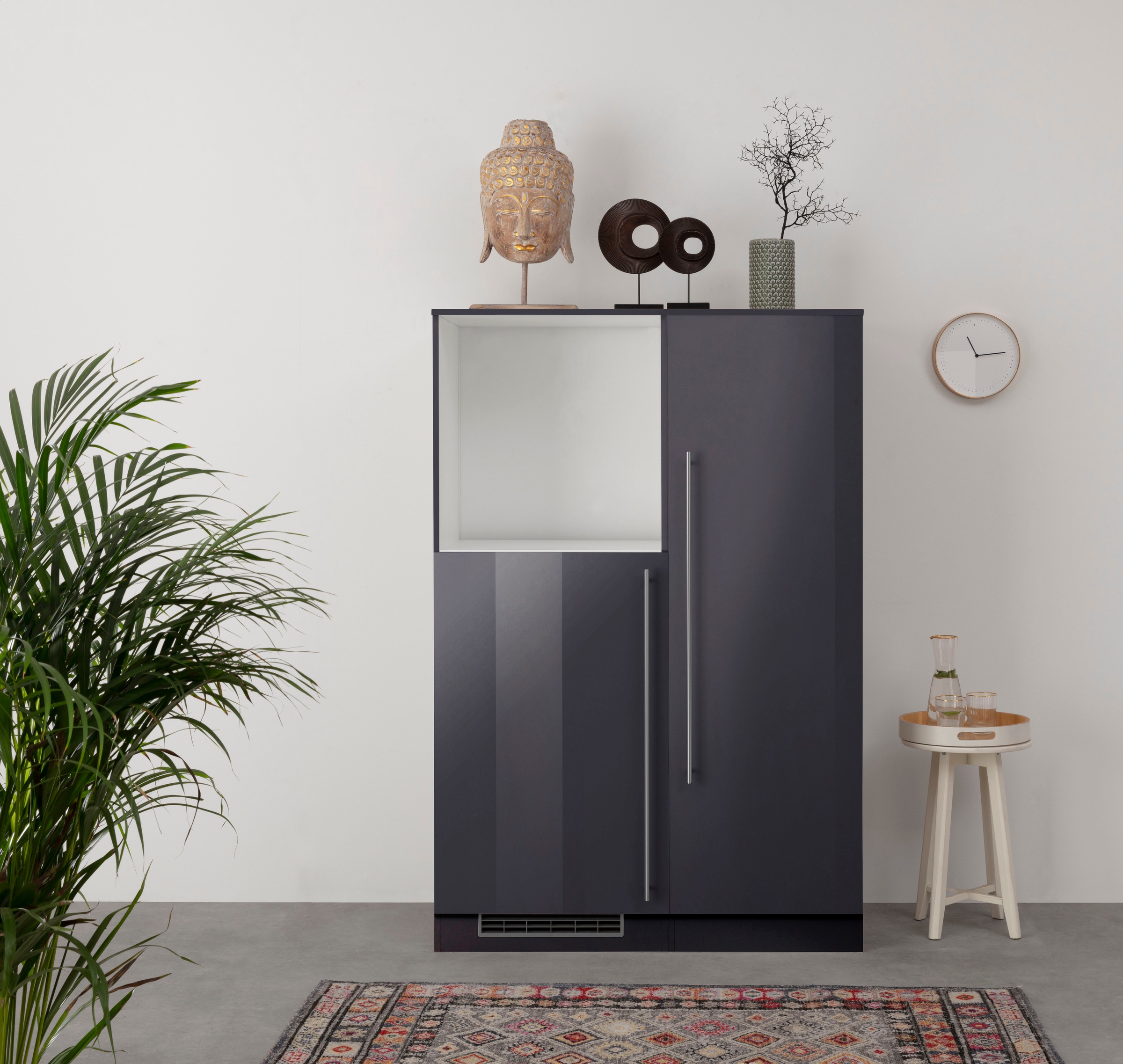 wiho Küchen Küche »Chicago«, Back-/Kühlmodul, wahlweise mit E-Geräten, Breite 110 cm