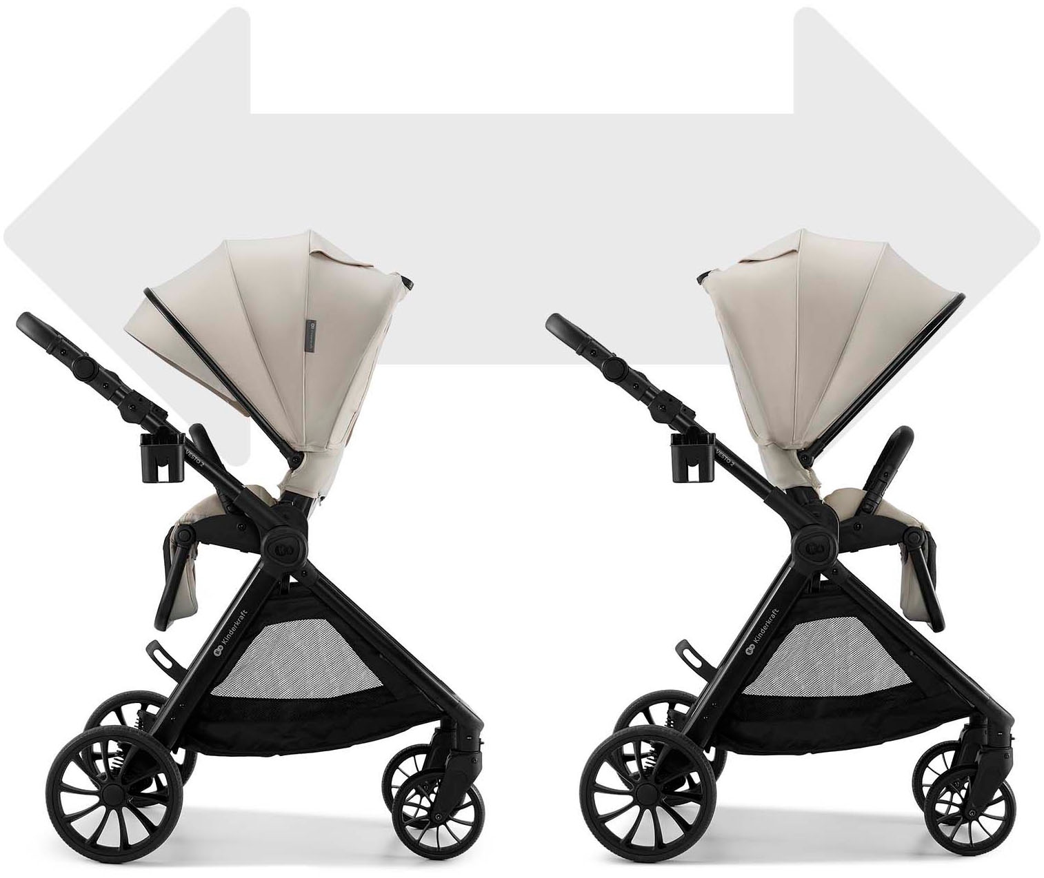 Kinderkraft Kombi-Kinderwagen »VESTO 2 - 2in1« 22 kg