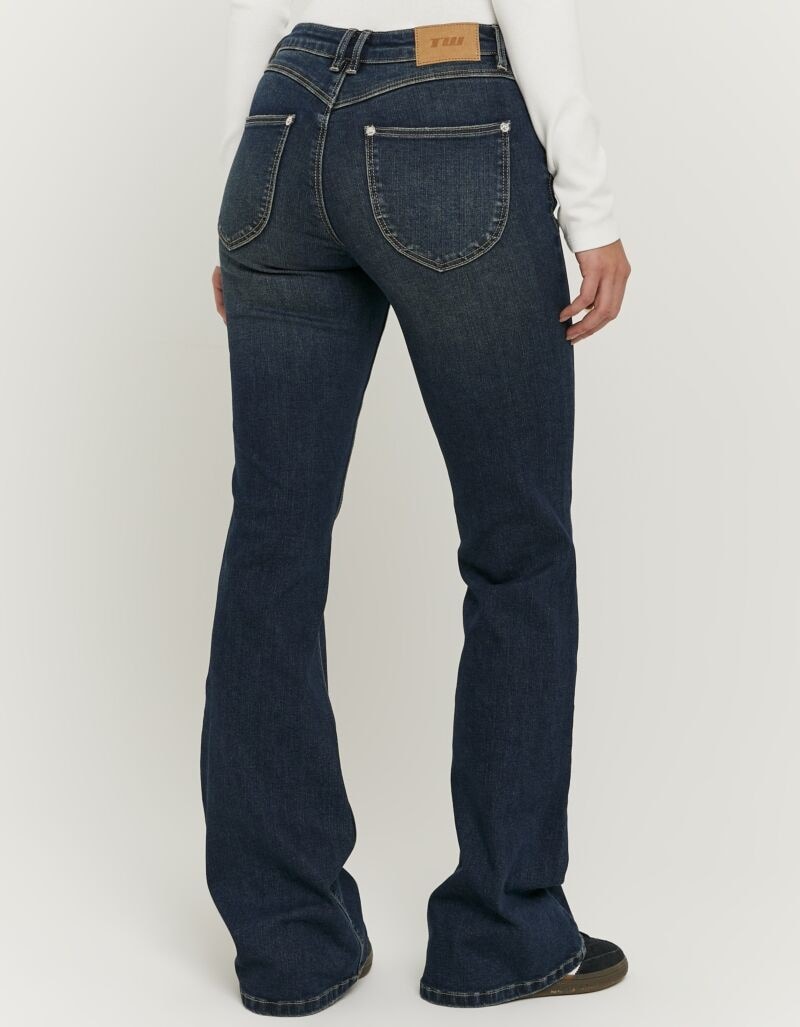 Tally Weijl Bootcut-Jeans »SPADESASSY2« Baumwollmischung, Low Waist
