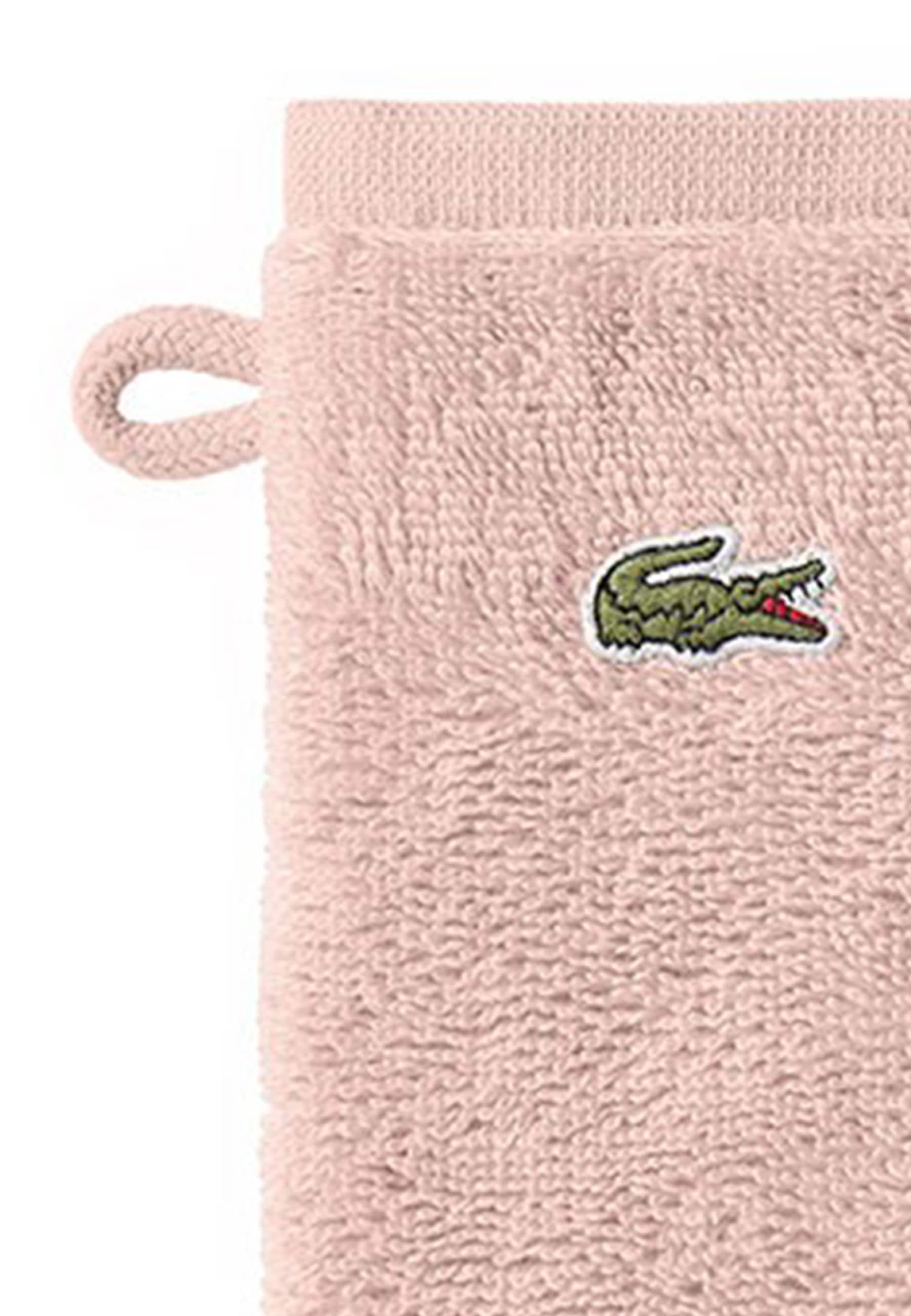 Lacoste Waschhandschuh »LLECROCO« mit Label-Applikationen