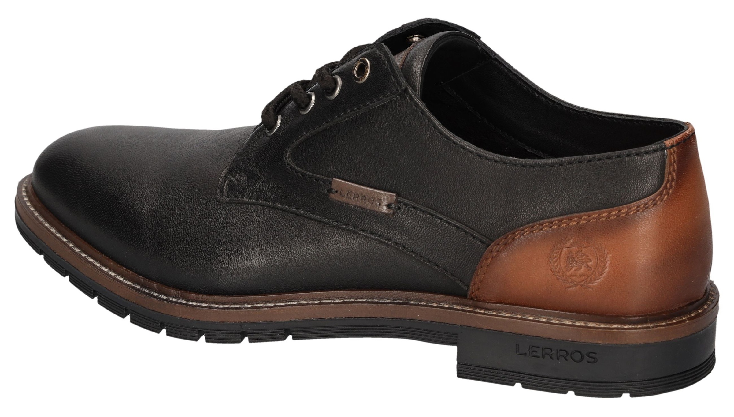 LERROS Schnürschuh  Business Schuh, Halbschuh, Schnürschuh mit Blockabsatz