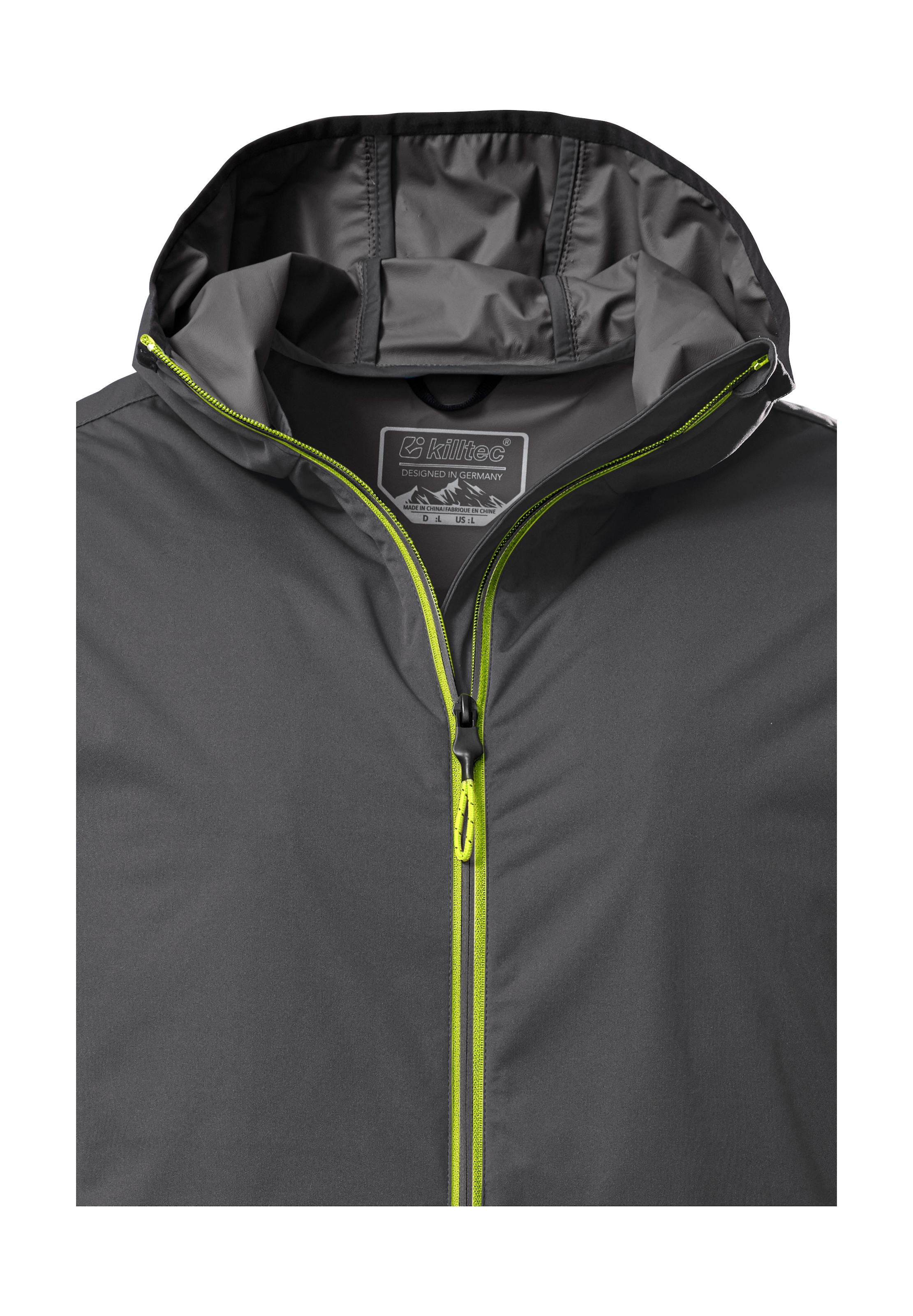 Killtec Outdoorjacke »KOS 60 MN JCKT«, Herrenjacke: Leicht, wasserdicht, atmungsaktiv, packbar, mit Stretch
