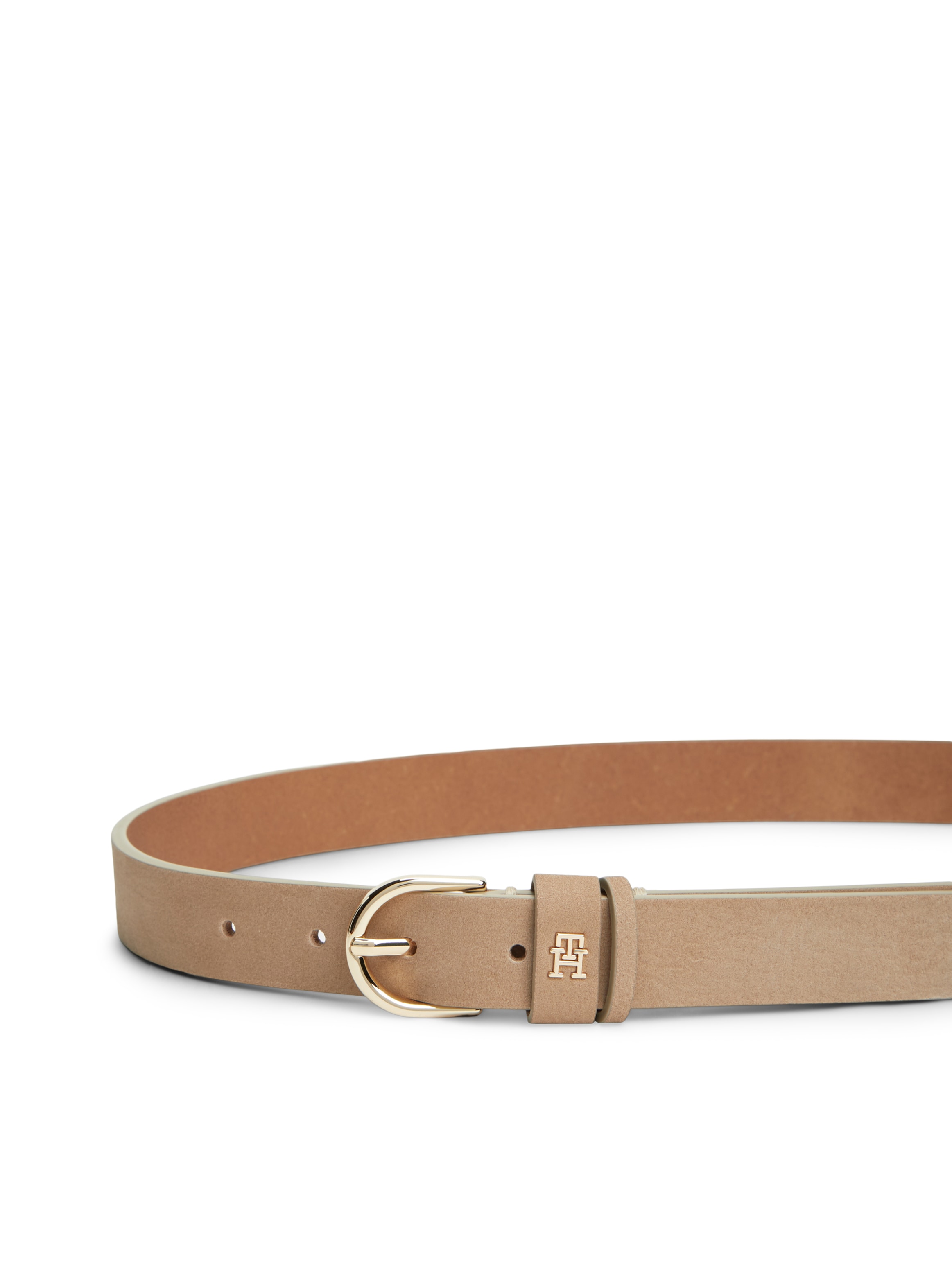 Tommy Hilfiger Ledergürtel "ESSENTIAL EFFORTLESS NUBUCK" 3,5 cm, samtartig, leicht angeraut