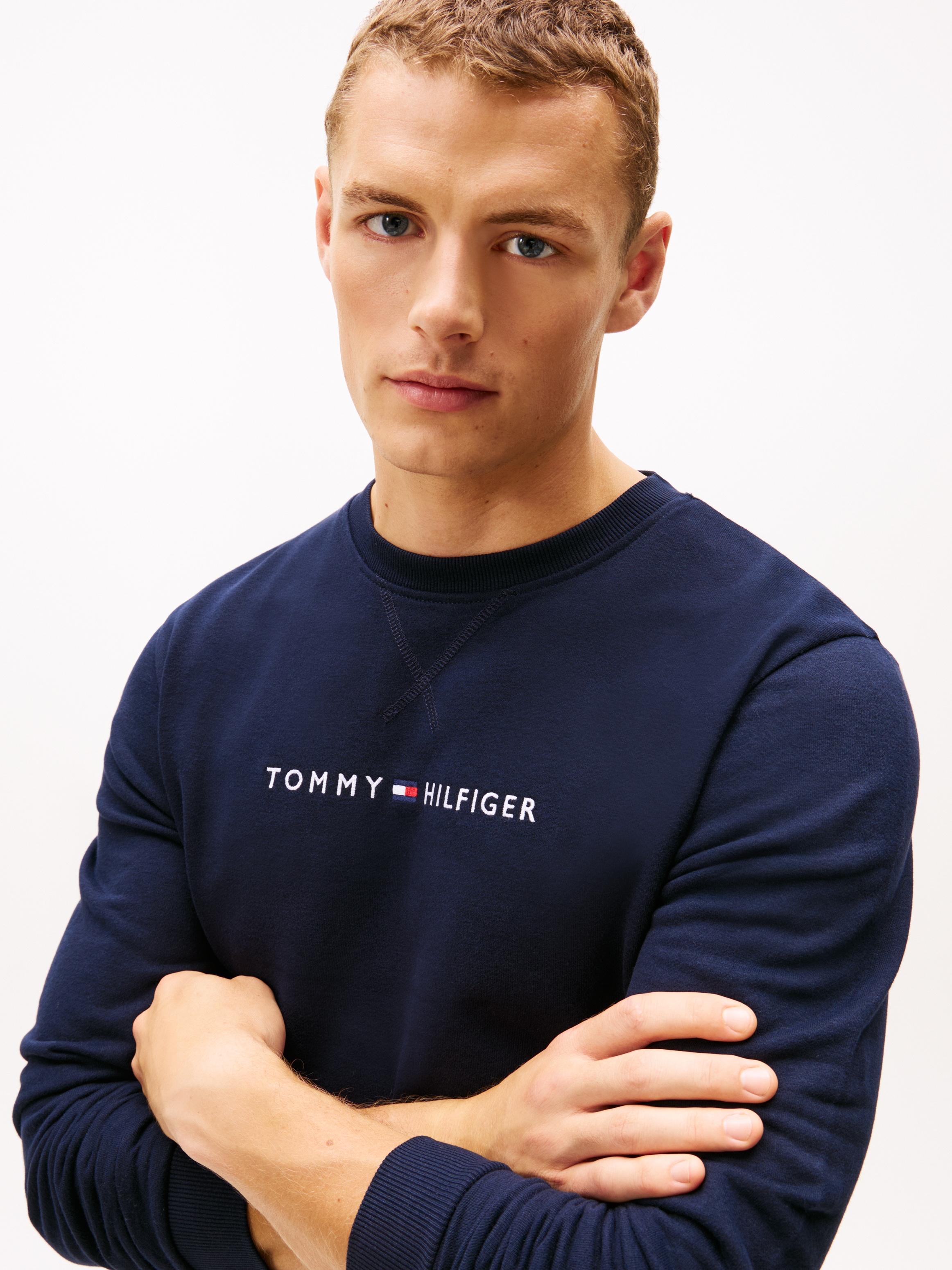 Tommy Hilfiger Underwear Sweatshirt »TRACK TOP«, Loungesweatshirt, Rundhals, regular fit, schlichtes Design
