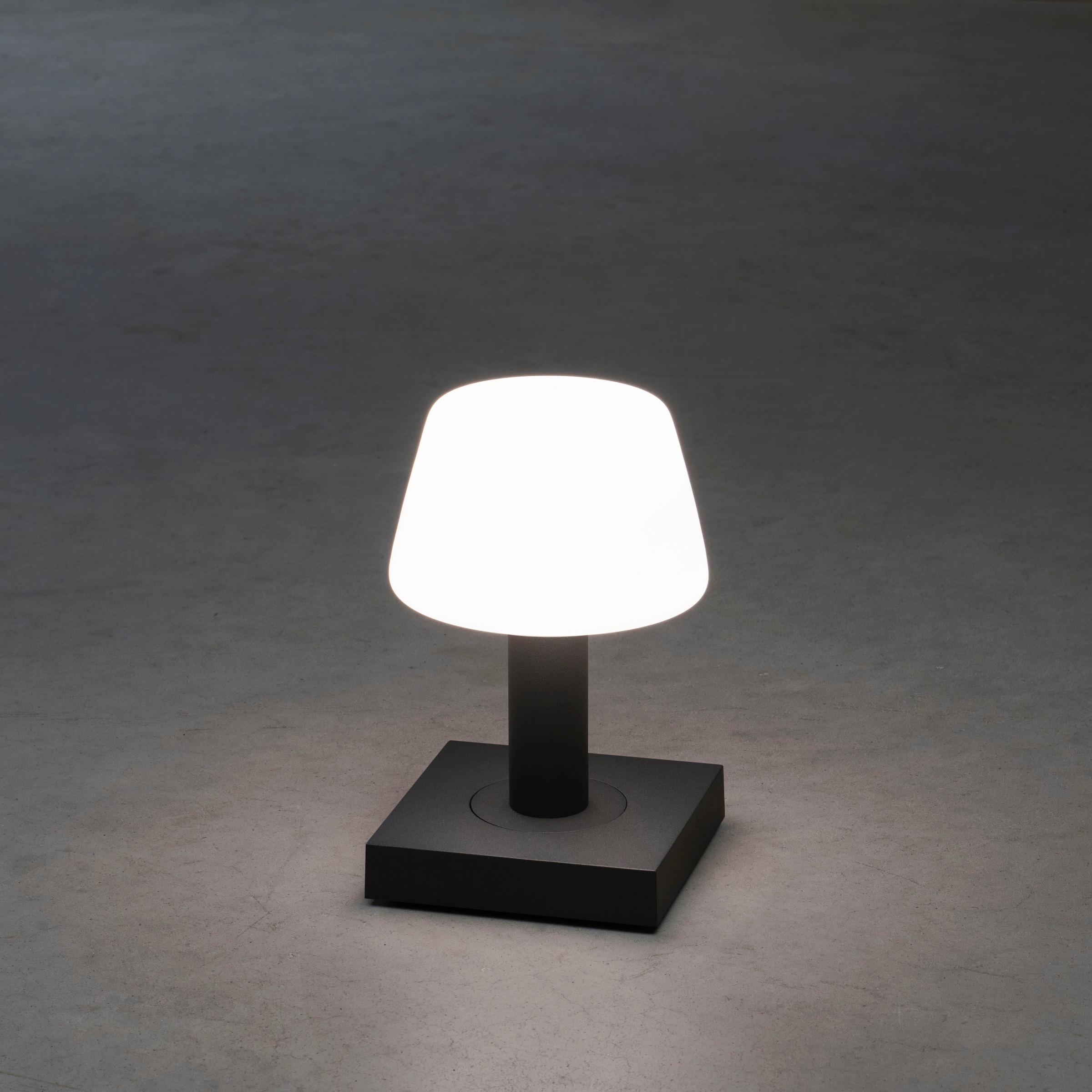KONSTSMIDE LED Tischleuchte »Monaco«, Leuchtmittel LED-Modul | LED fest integriert, Monaco USB-Tischleuchte, 2700/3000K, dimmbar, Glas