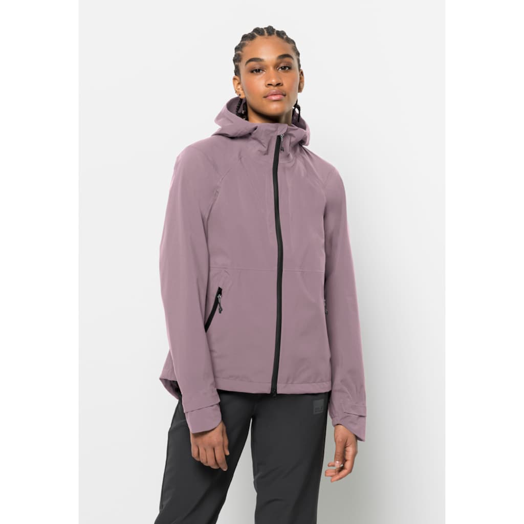 Jack Wolfskin Outdoorjacke »BIKE COMMUTE MONO JKT W«, mit Kapuze