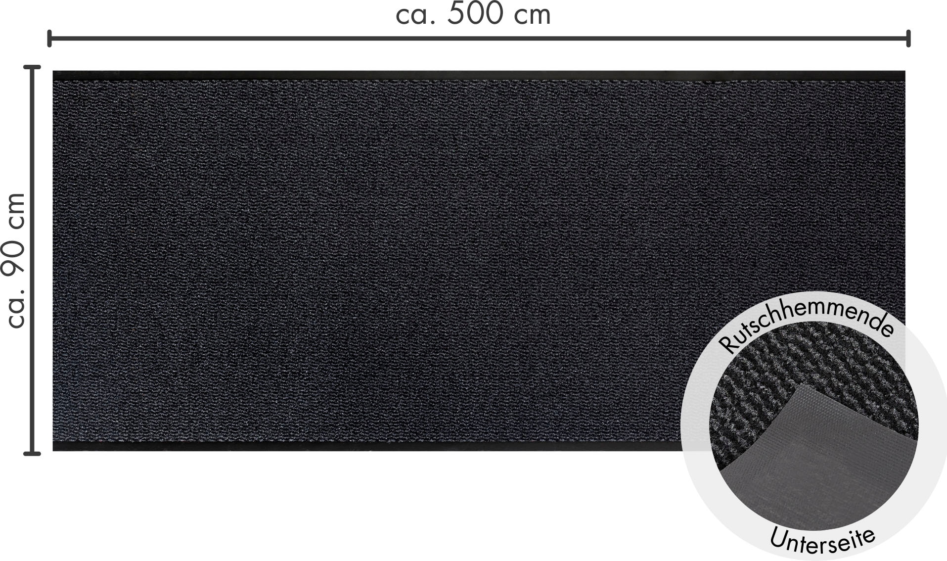 Andiamo Fußmatte »Easy, Made in Netherlands«, rechteckig, 5 mm Höhe, Schmutzfangmatte, rutschhemmend, Innen- und überdachten Außenbereich