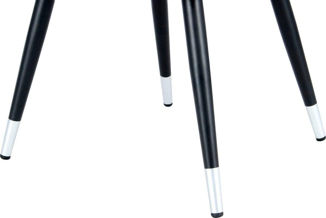Kayoom Stuhl »Amino 625, stilvoller Design-Stuhl,samtweicher Bezug aus Velvet-Stoff«, 1 St., samtweicher Bezug, elegant, glamourös, elegante Optik