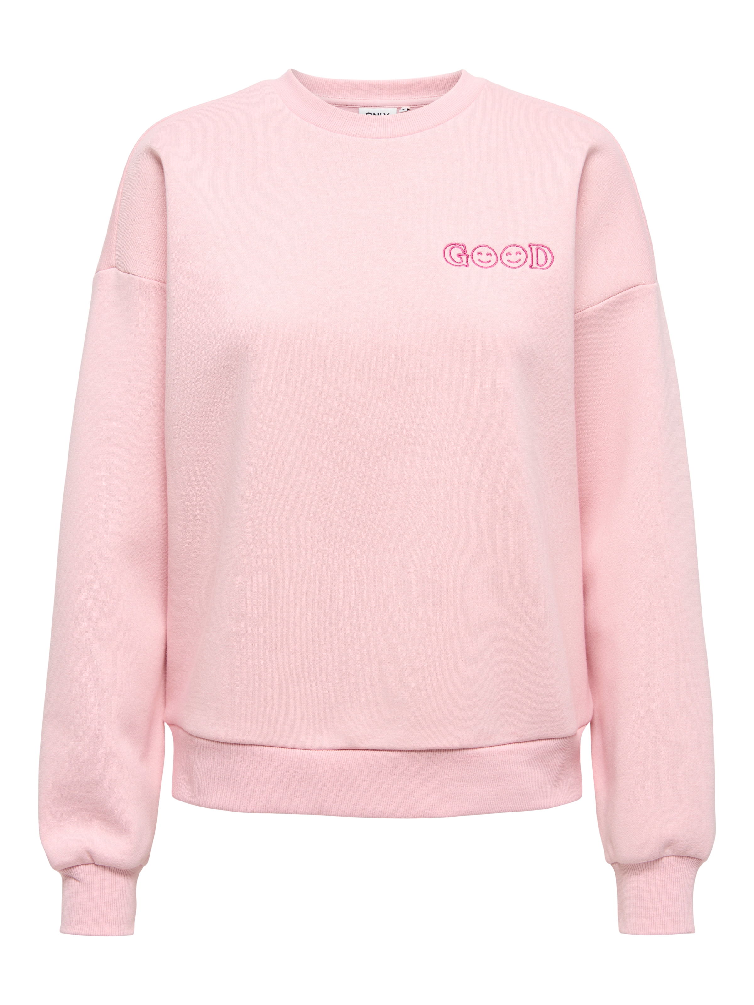 ONLY Sweatshirt »ONLDAZE L/S O-NECK TERRY PRINT CS SWT«, mit Print auf der Vorder- und Rückseite
