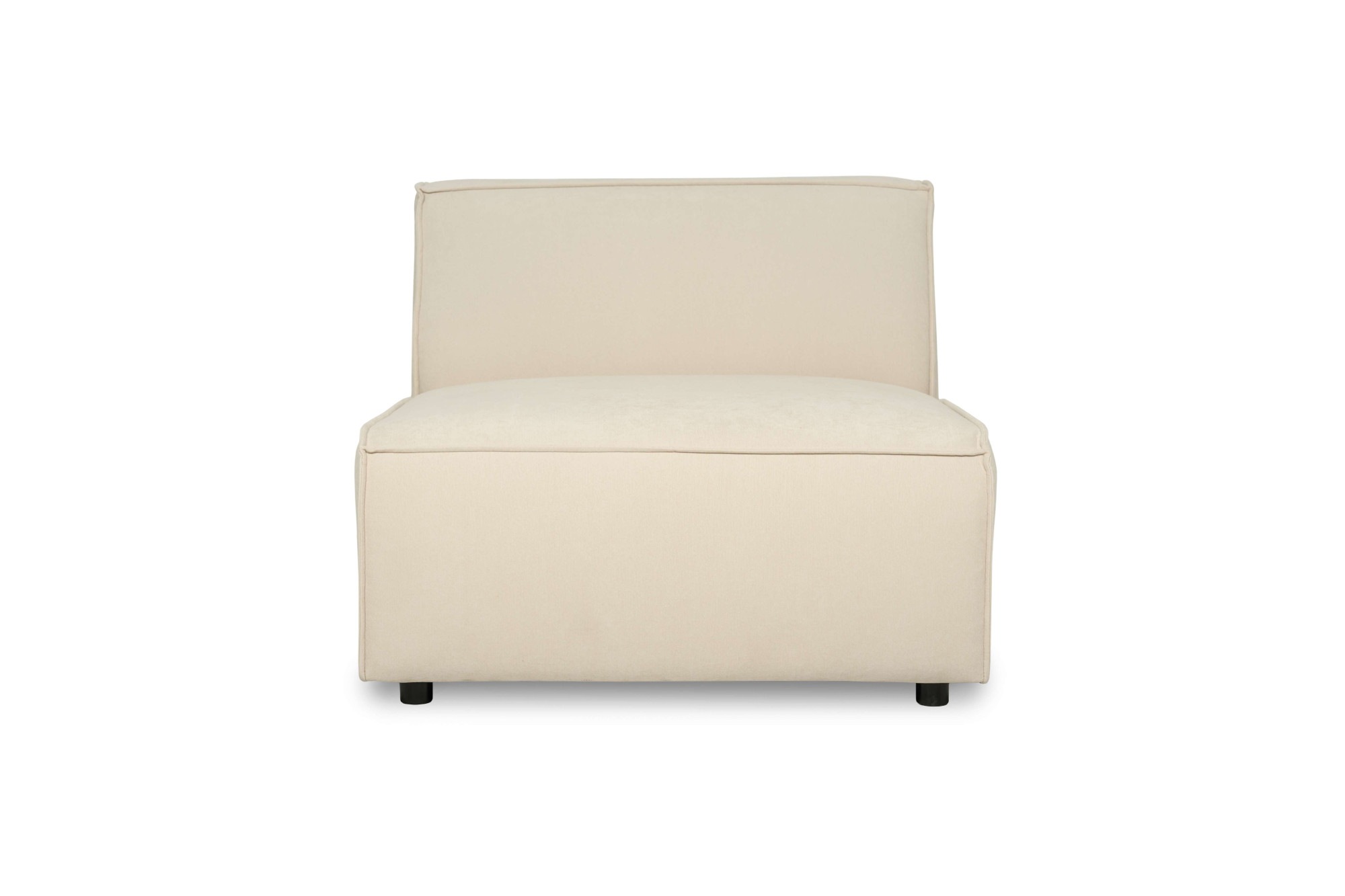 OTTO home Sessel »Jorrena, extra weicher Chenille-Stoff« Armloser 1-Sitzer, 3 Komfortstufen, 90x105 cm, mit Wellenunterfederung