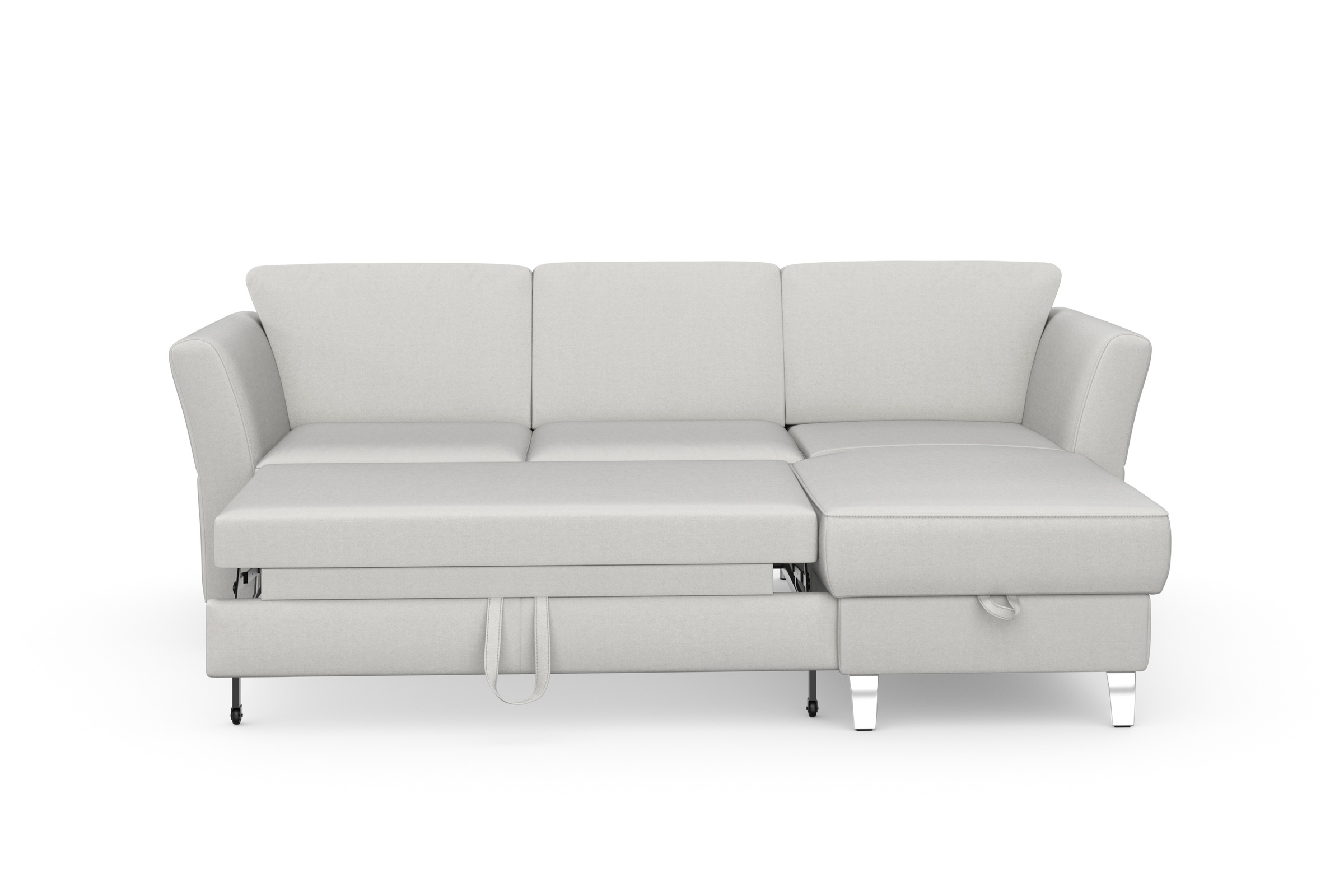 sit&more Ecksofa »Visby L-Form«, wahlweise mit Bettfunktion und Bettkasten, frei im Raum stellbar